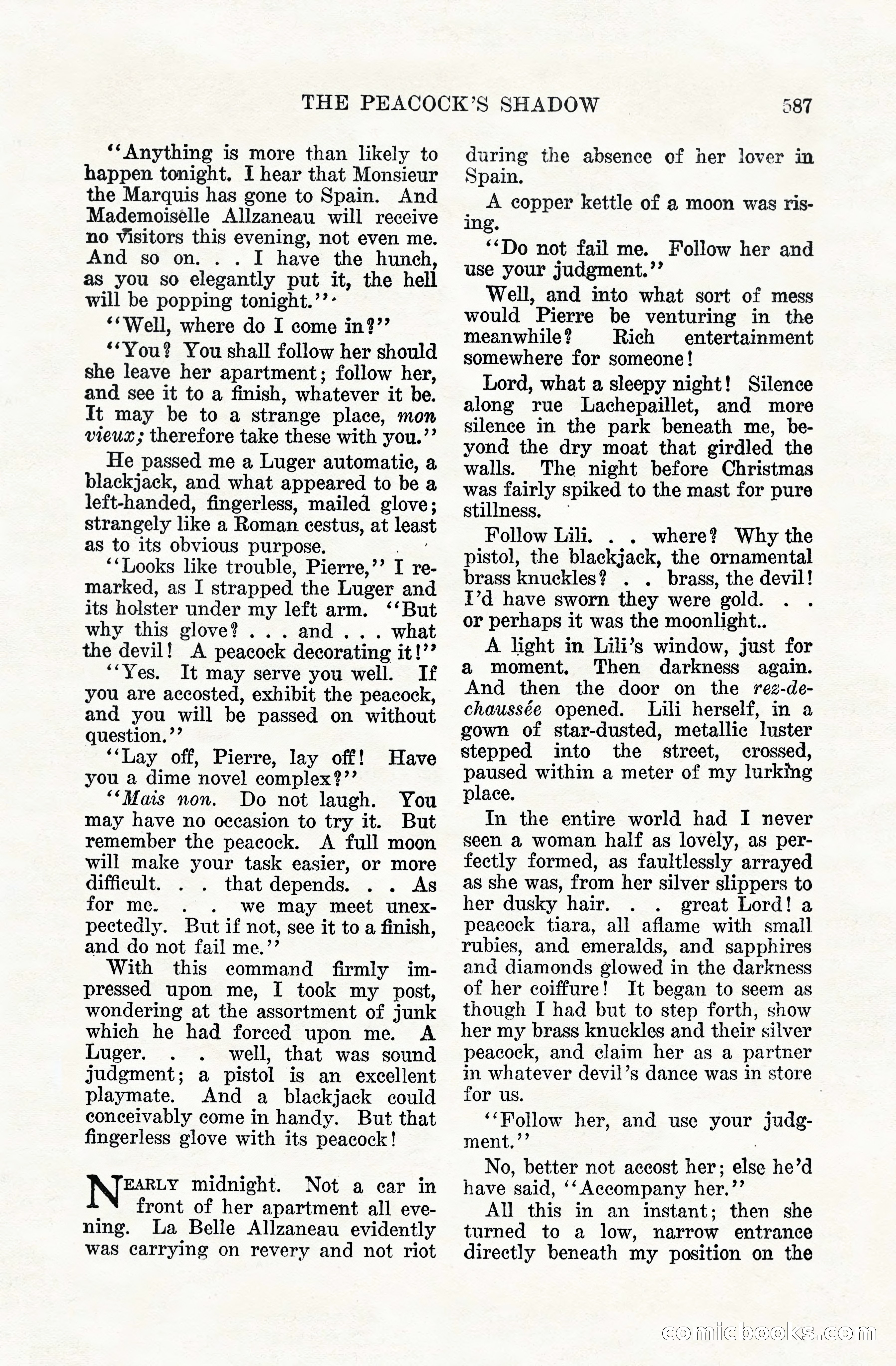Weird Tales, Vol. VIII, No. 5 — page 13 of 148