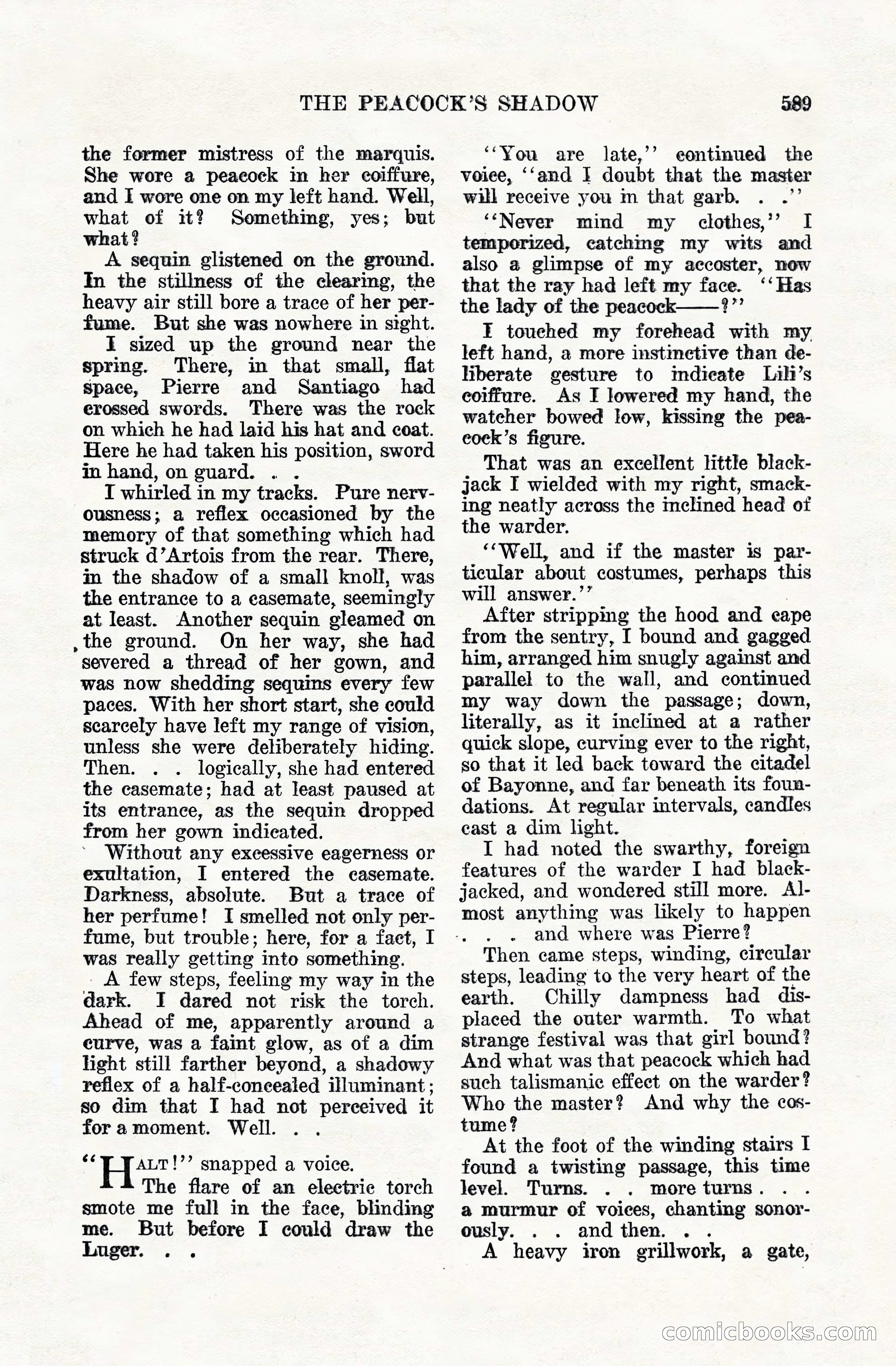 Weird Tales, Vol. VIII, No. 5 — page 15 of 148