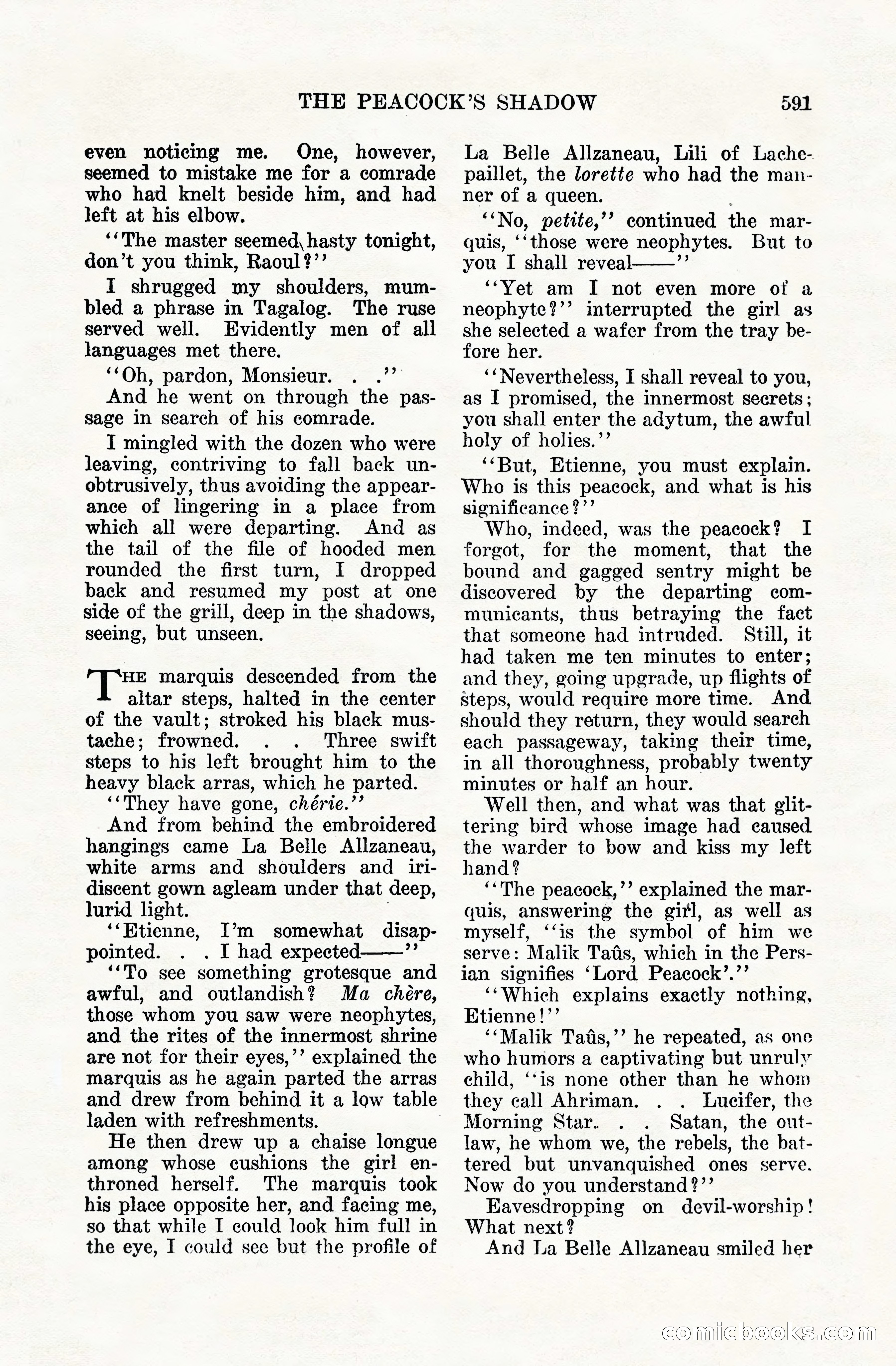 Weird Tales, Vol. VIII, No. 5 — page 17 of 148