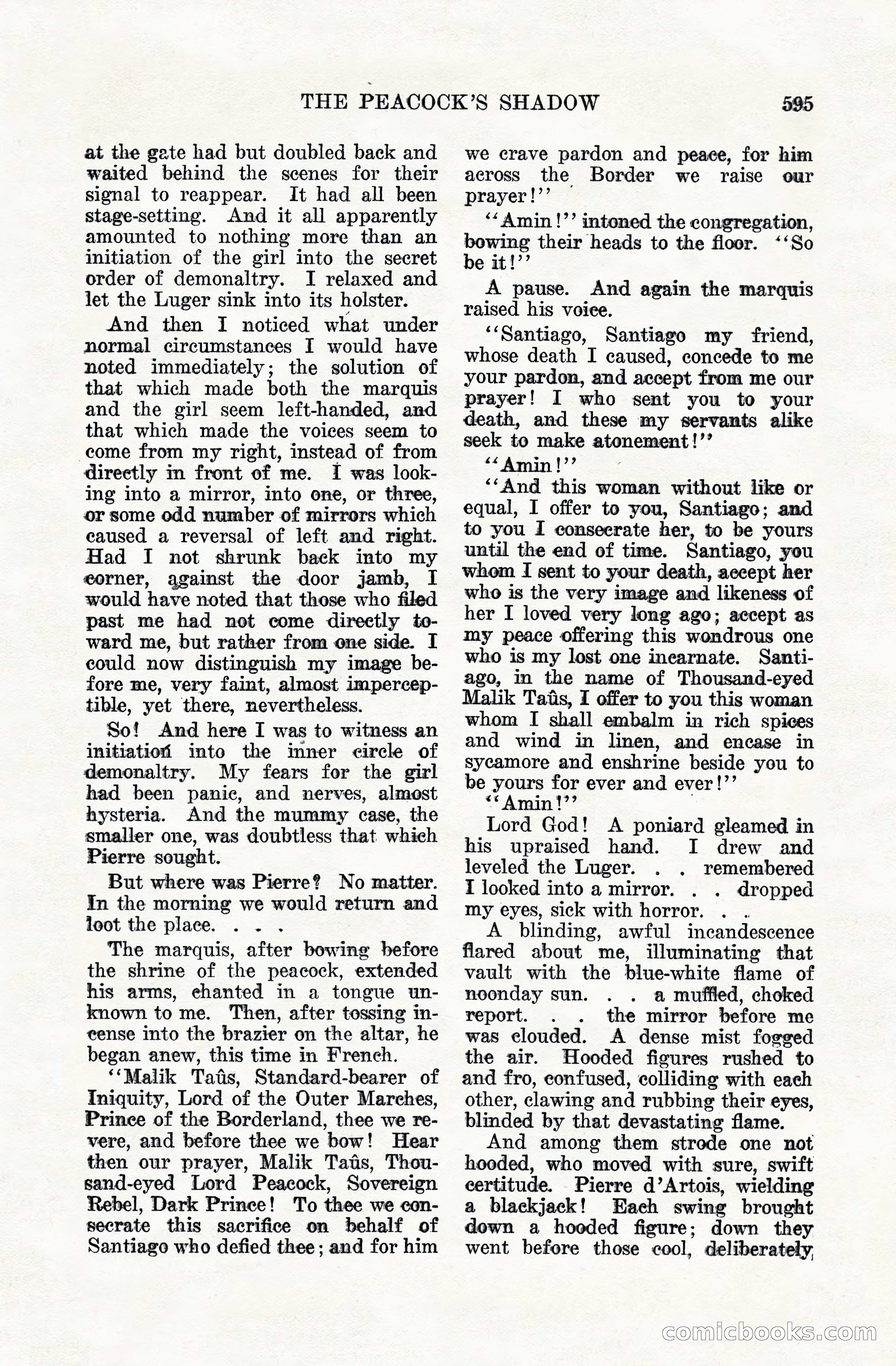 Weird Tales, Vol. VIII, No. 5 — page 21 of 148