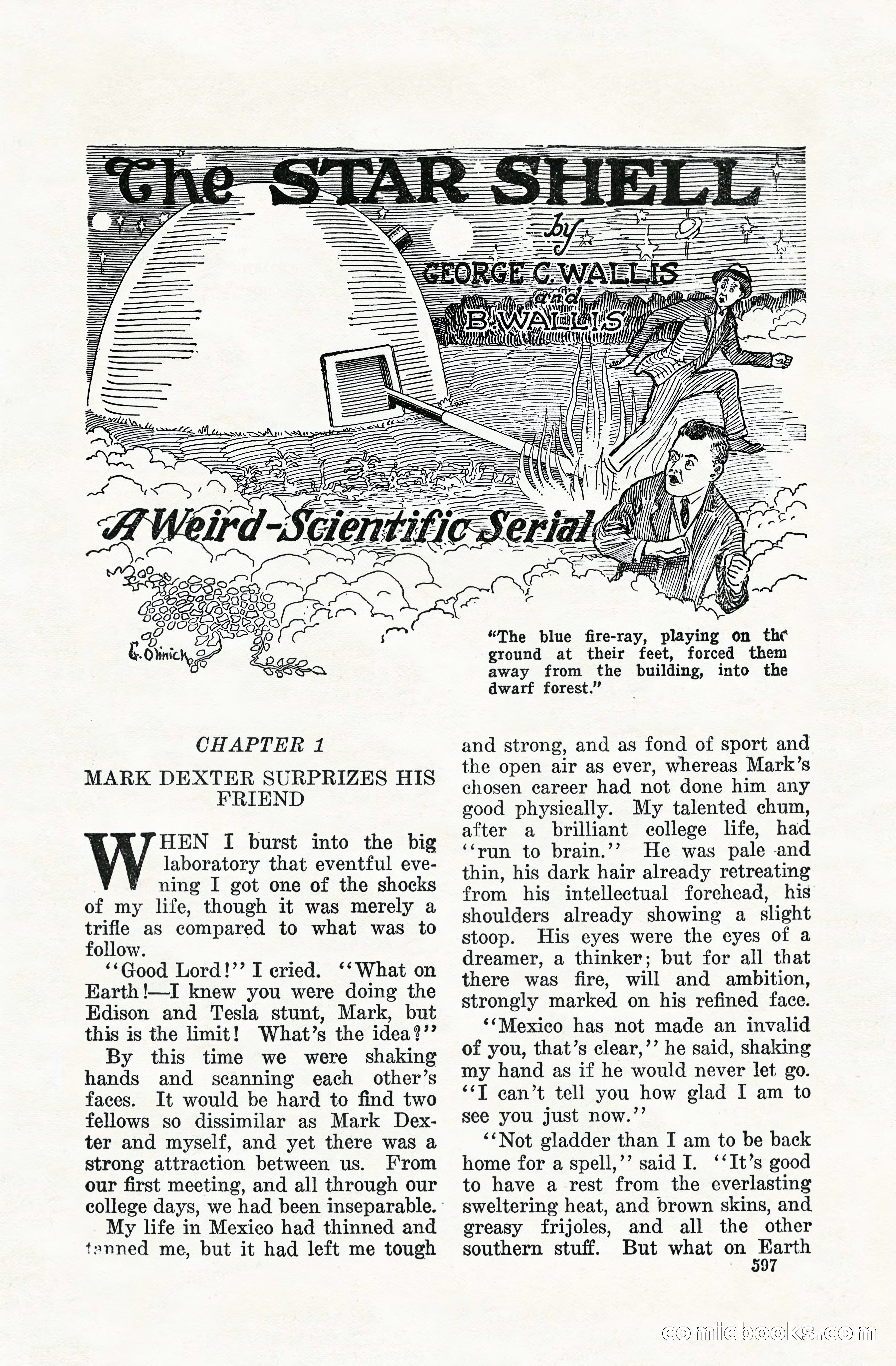Weird Tales, Vol. VIII, No. 5 — page 23 of 148
