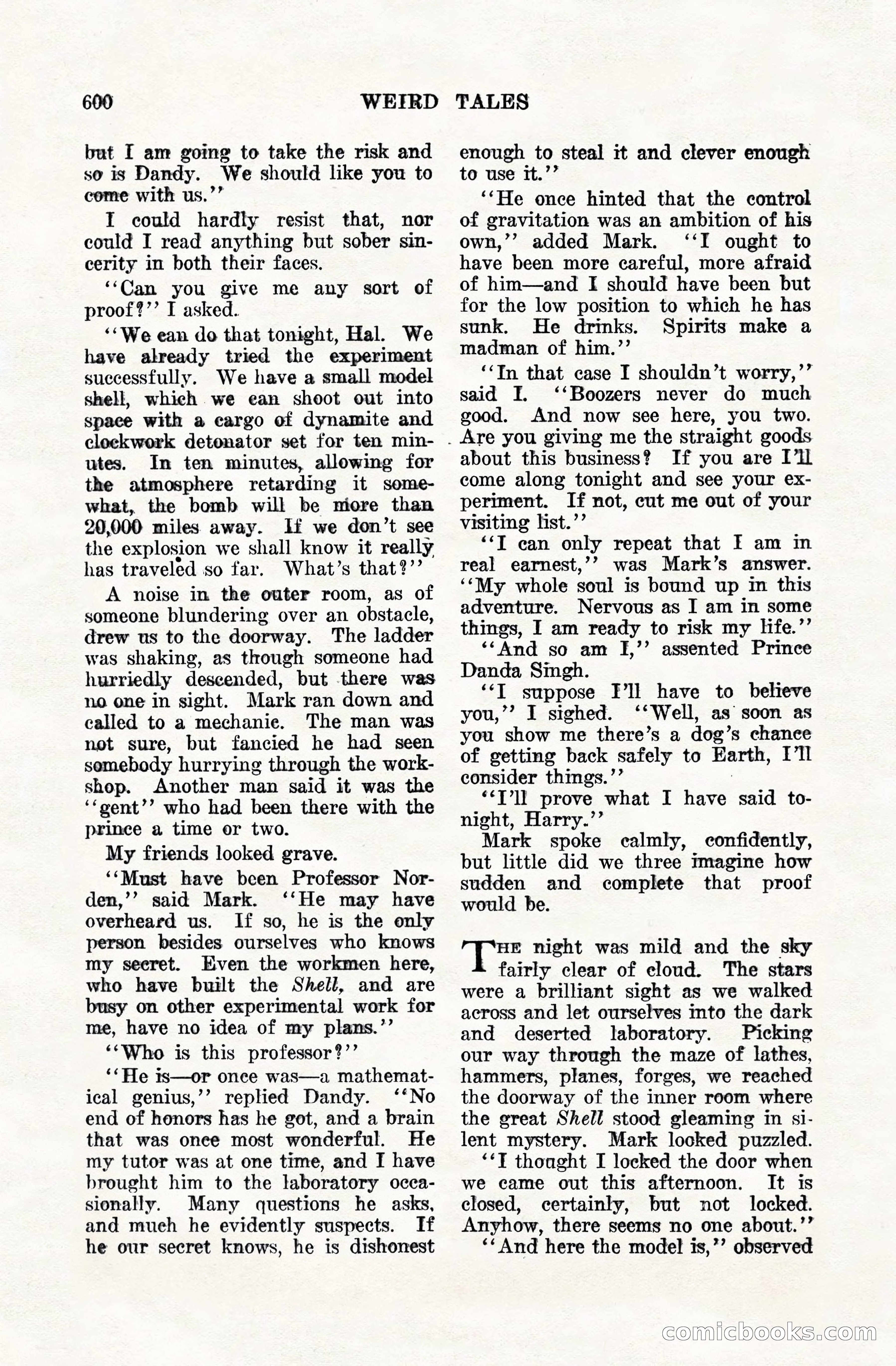 Weird Tales, Vol. VIII, No. 5 — page 26 of 148