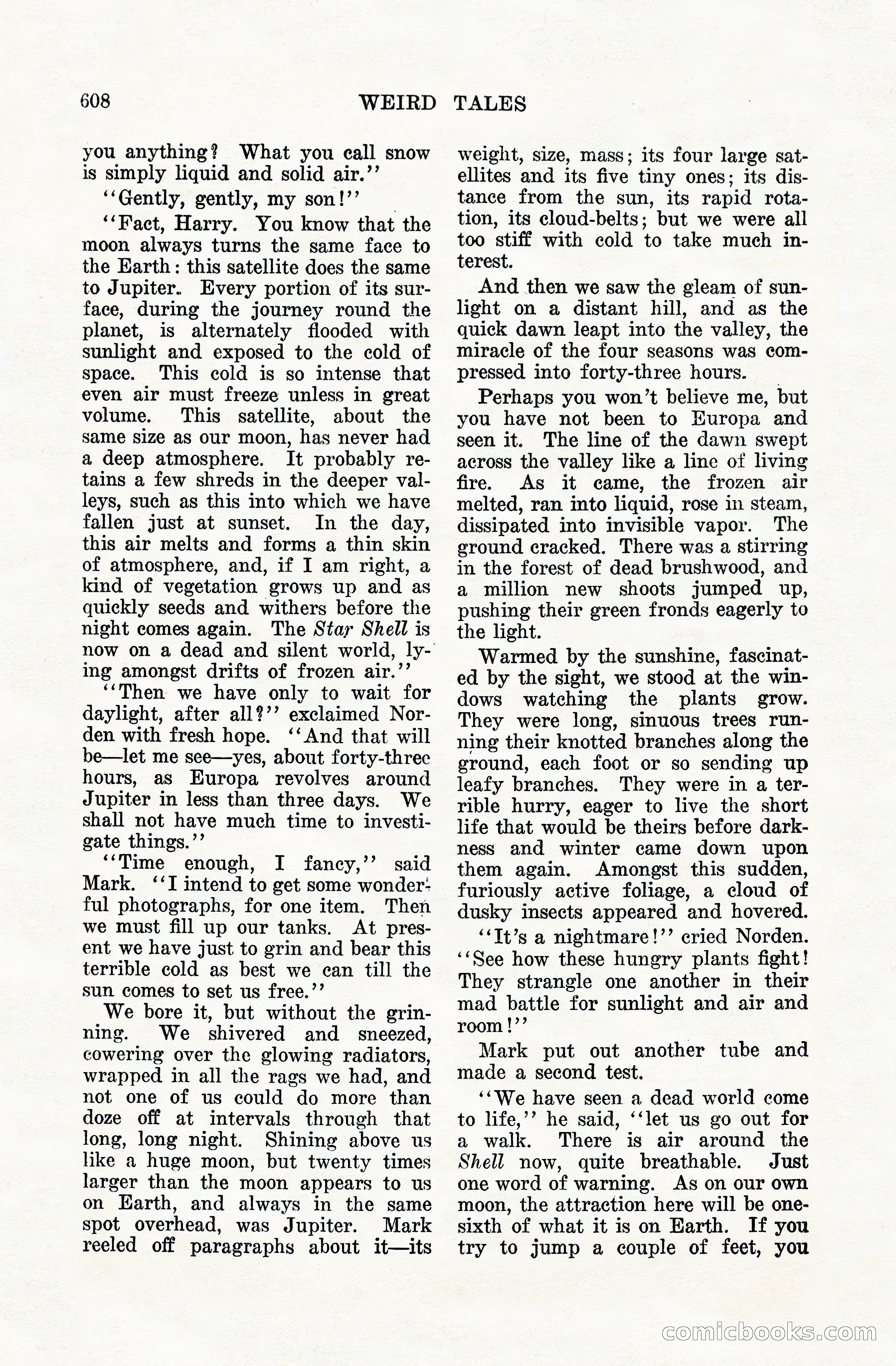 Weird Tales, Vol. VIII, No. 5 — page 34 of 148