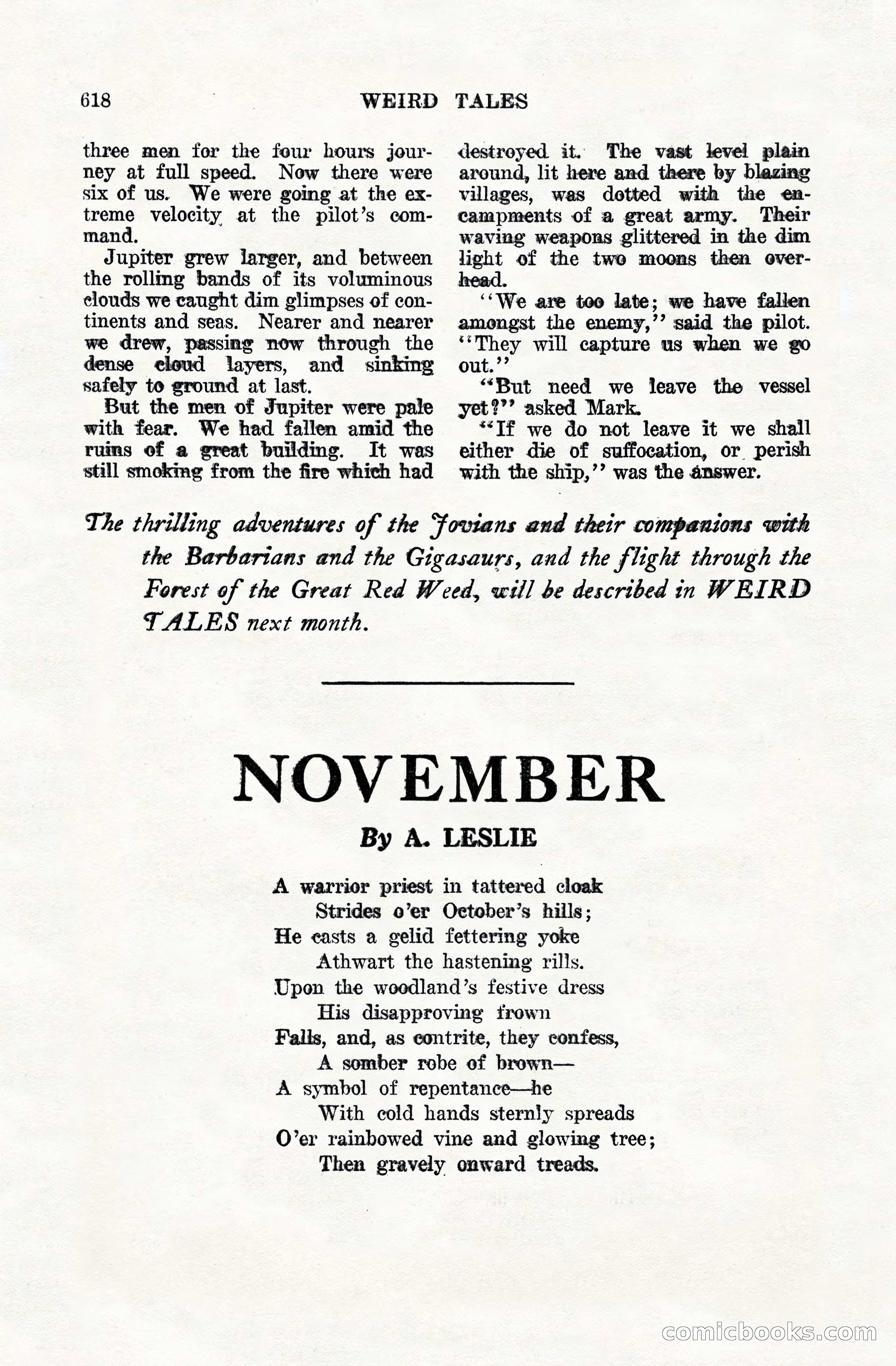 Weird Tales, Vol. VIII, No. 5 — page 44 of 148