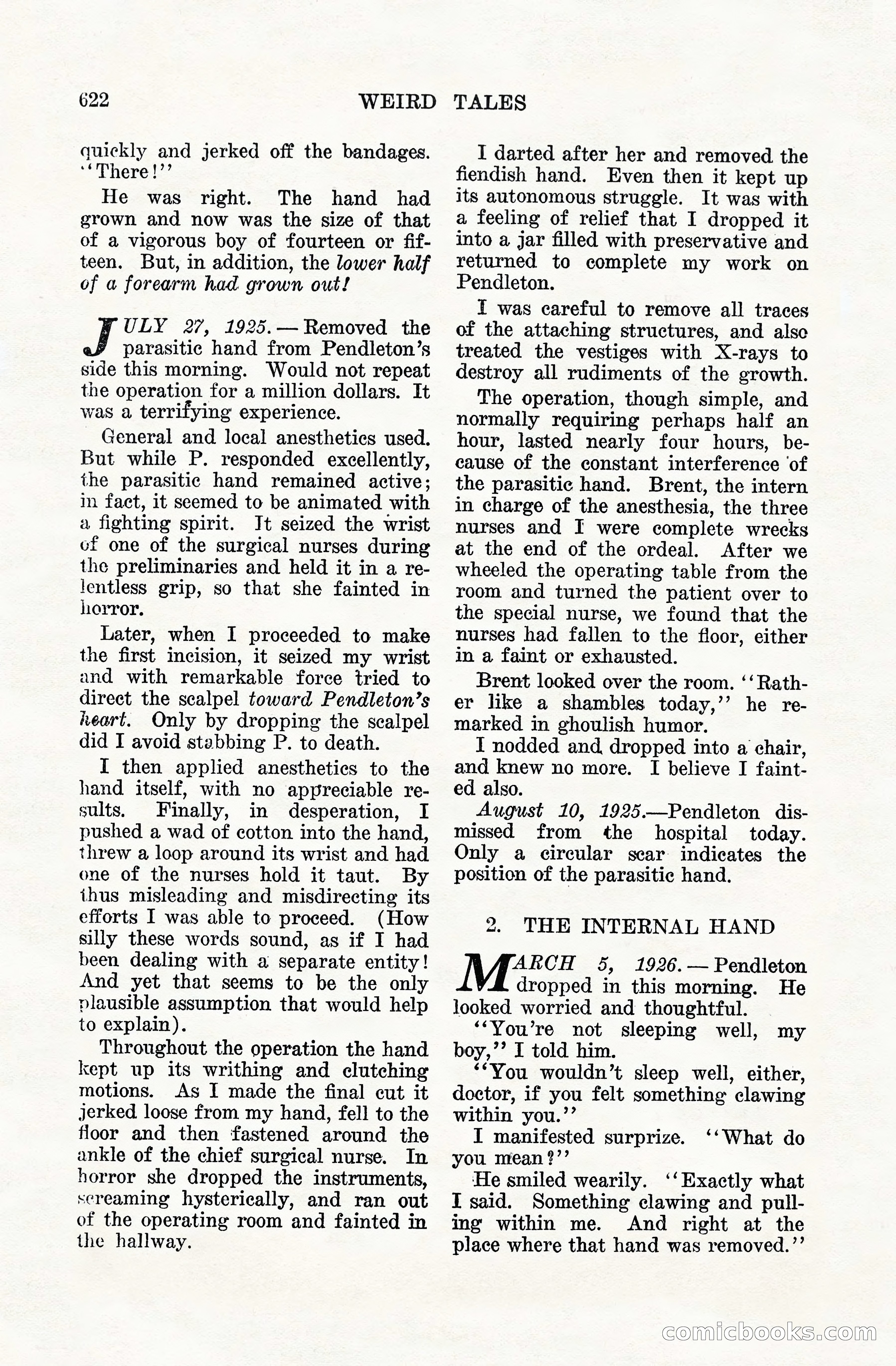 Weird Tales, Vol. VIII, No. 5 — page 48 of 148