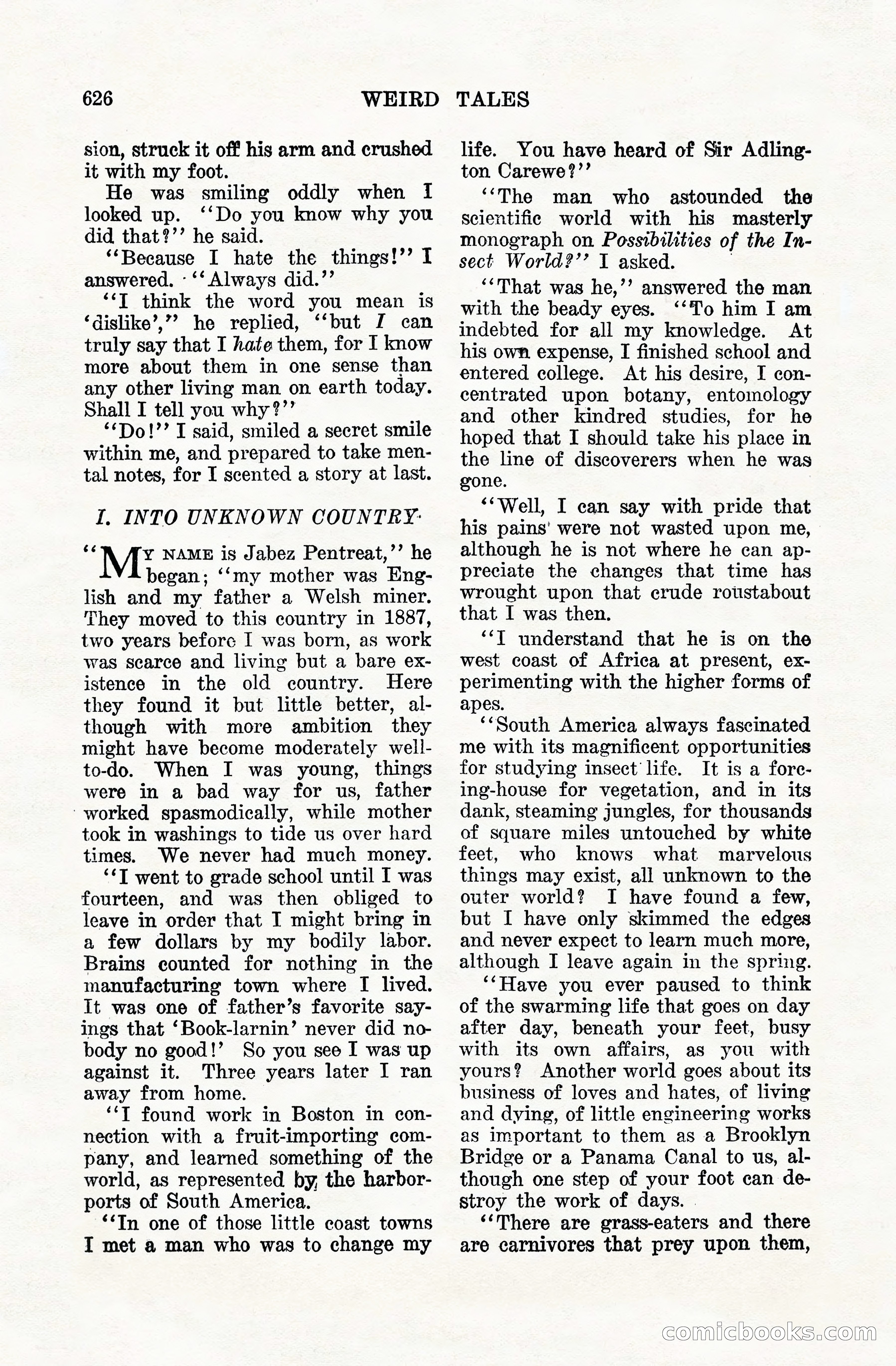 Weird Tales, Vol. VIII, No. 5 — page 52 of 148