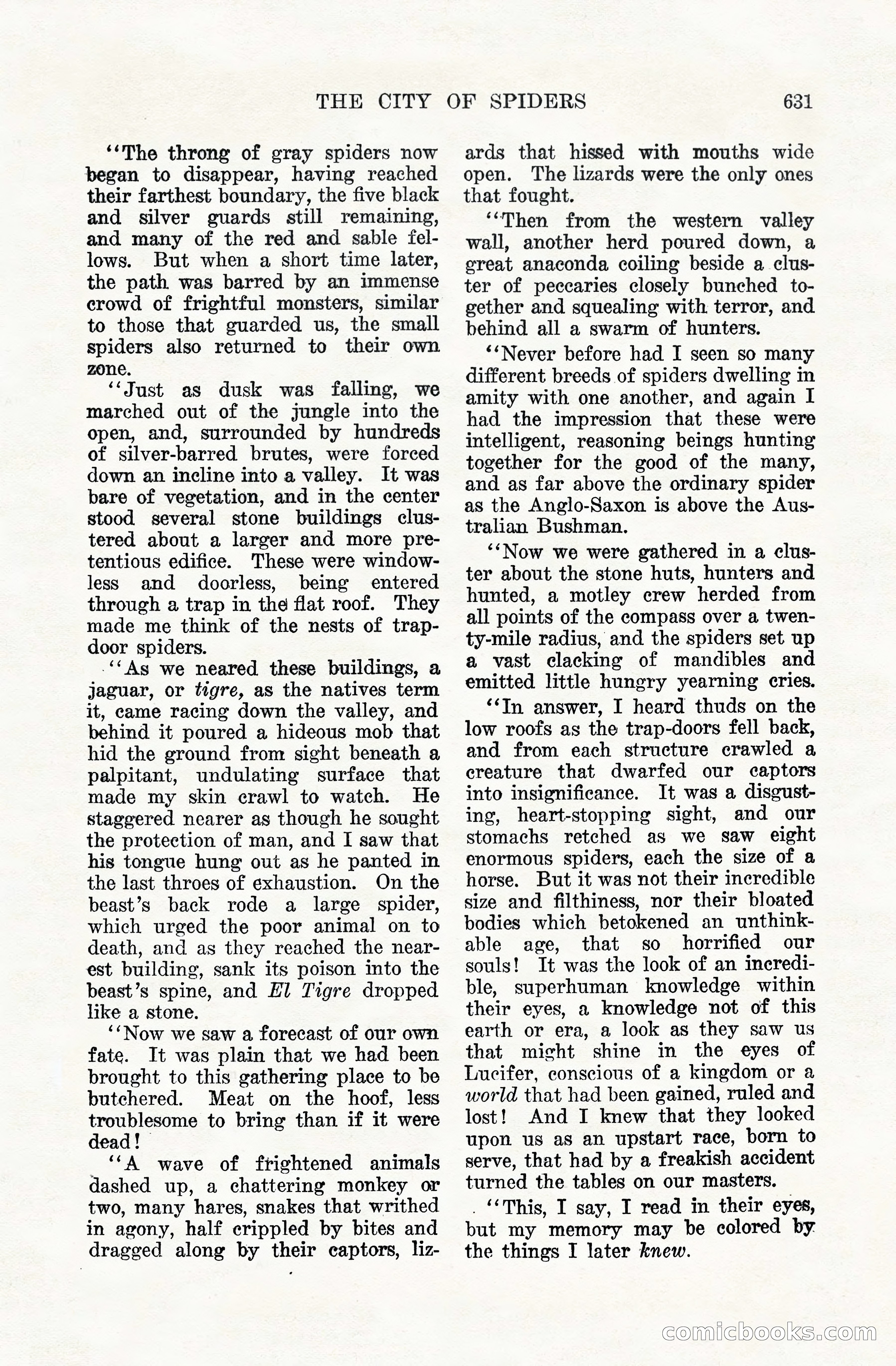 Weird Tales, Vol. VIII, No. 5 — page 57 of 148