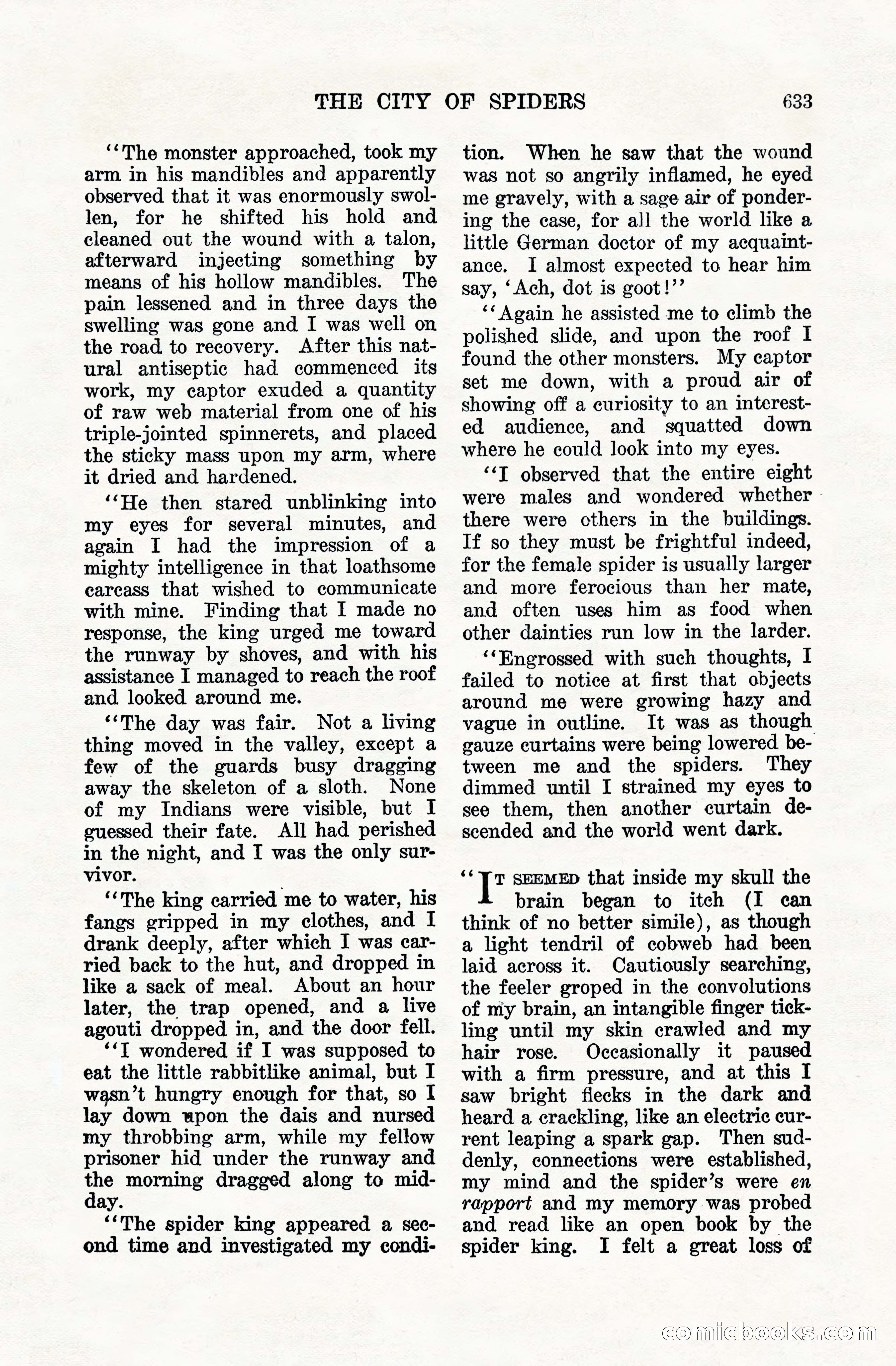 Weird Tales, Vol. VIII, No. 5 — page 59 of 148