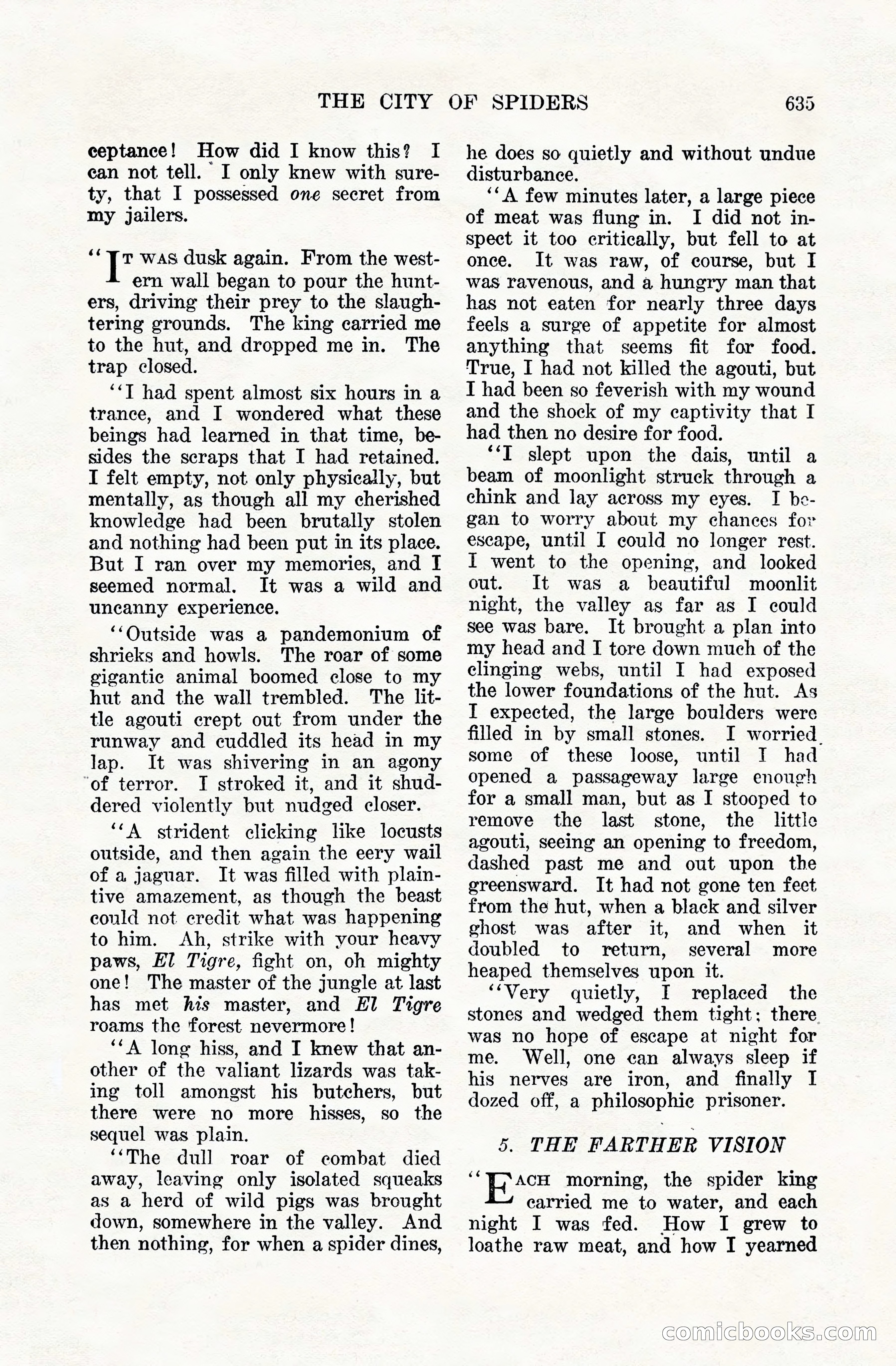 Weird Tales, Vol. VIII, No. 5 — page 61 of 148