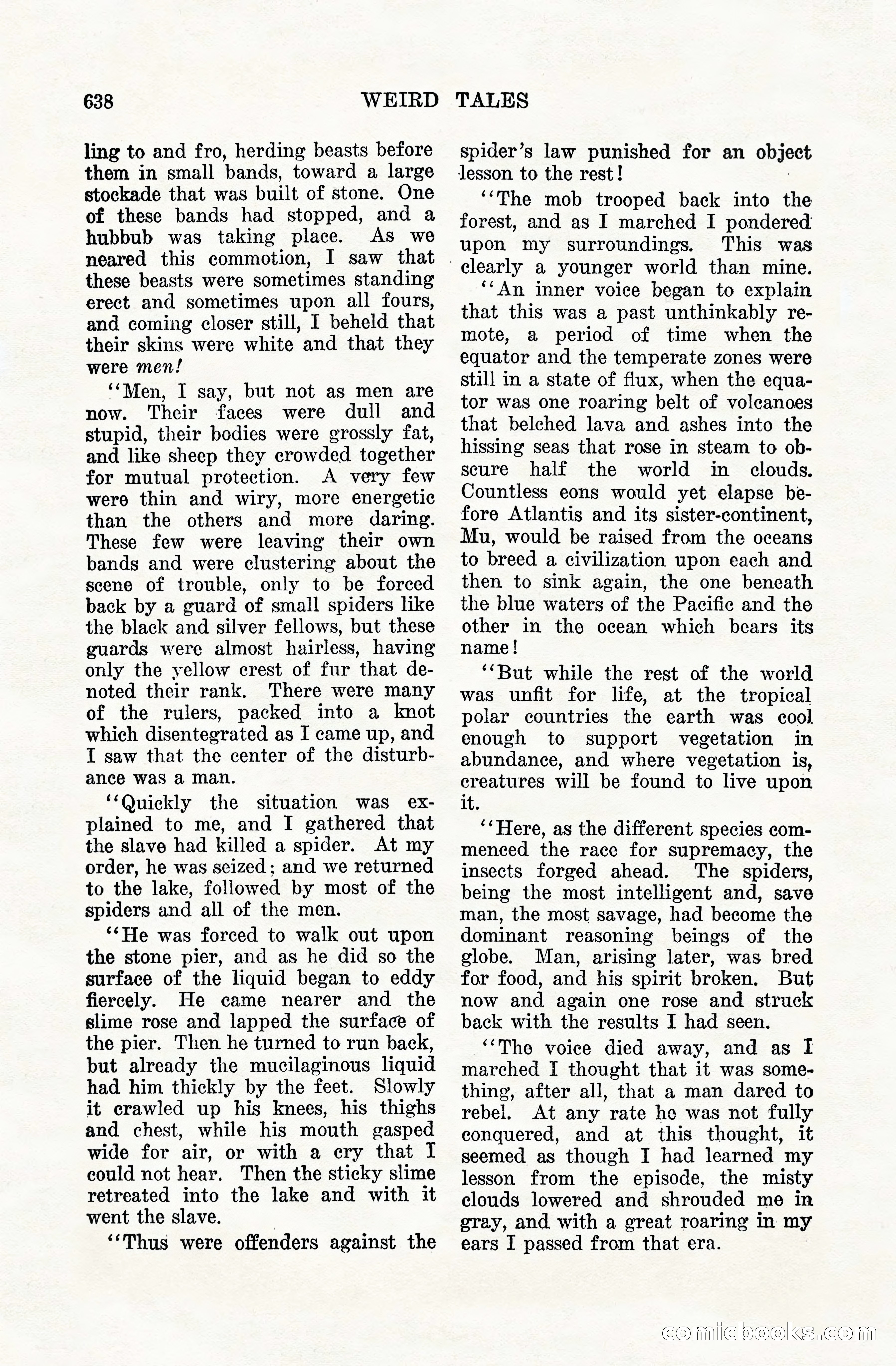 Weird Tales, Vol. VIII, No. 5 — page 64 of 148