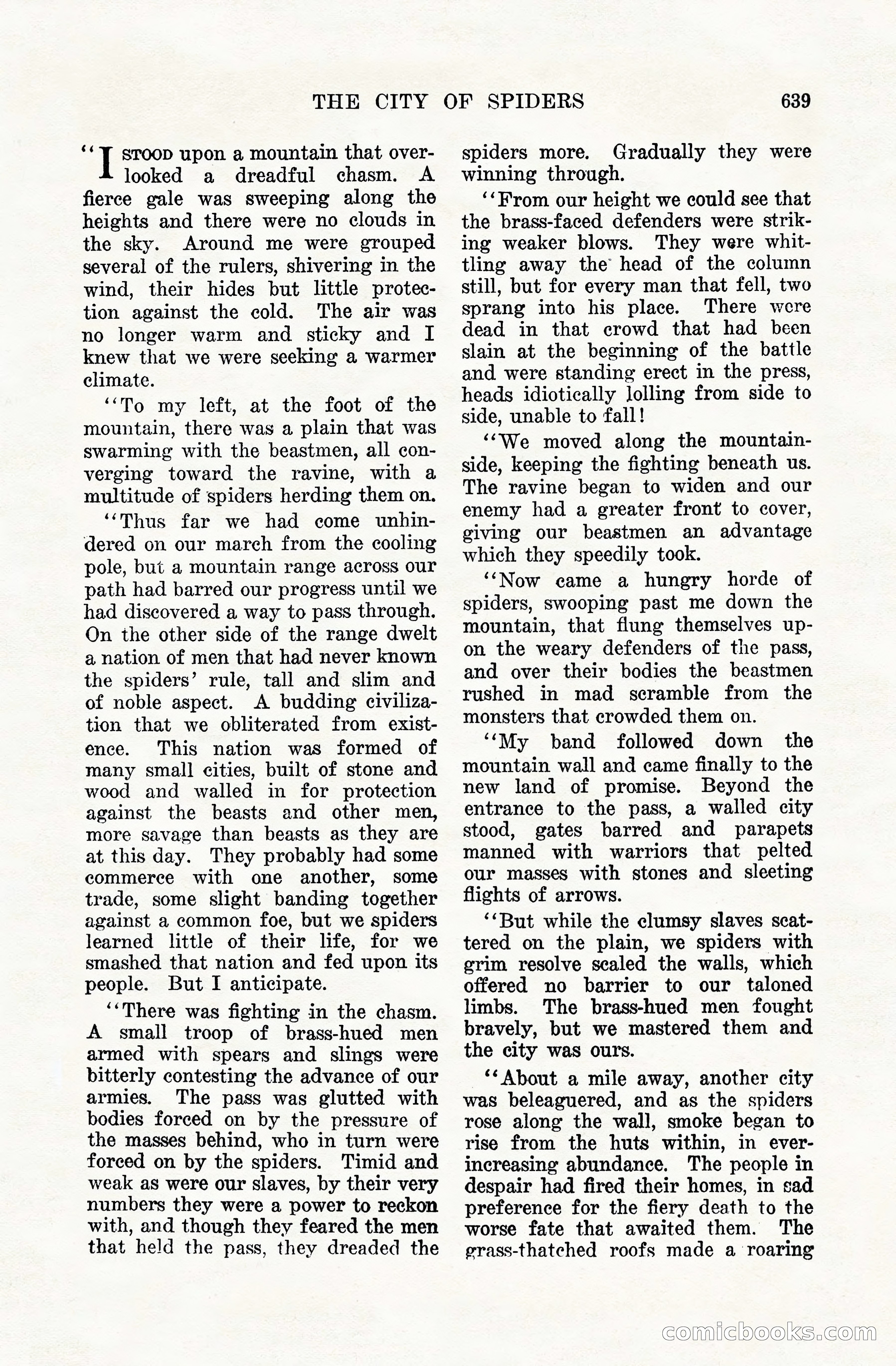 Weird Tales, Vol. VIII, No. 5 — page 65 of 148