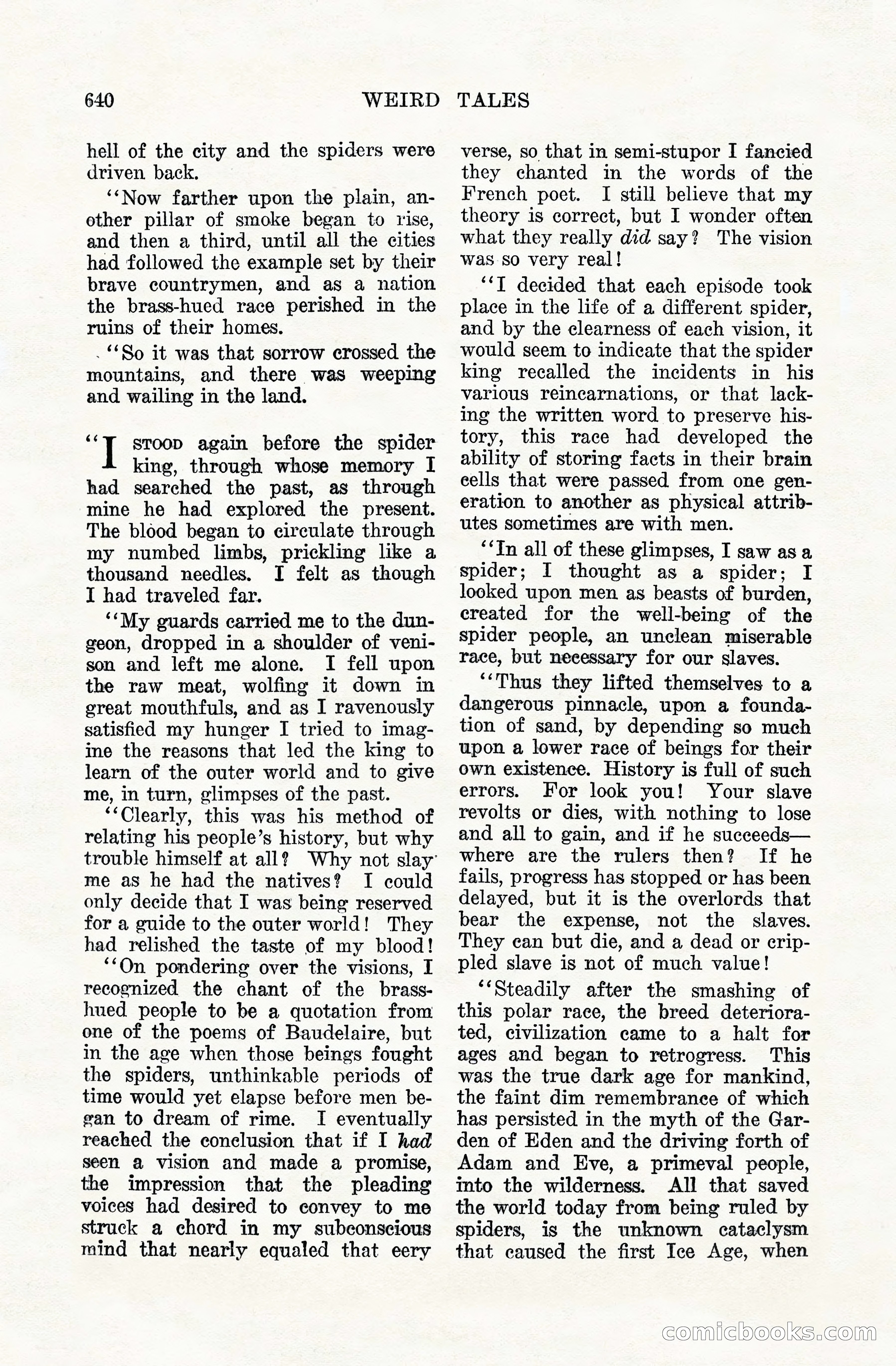 Weird Tales, Vol. VIII, No. 5 — page 66 of 148