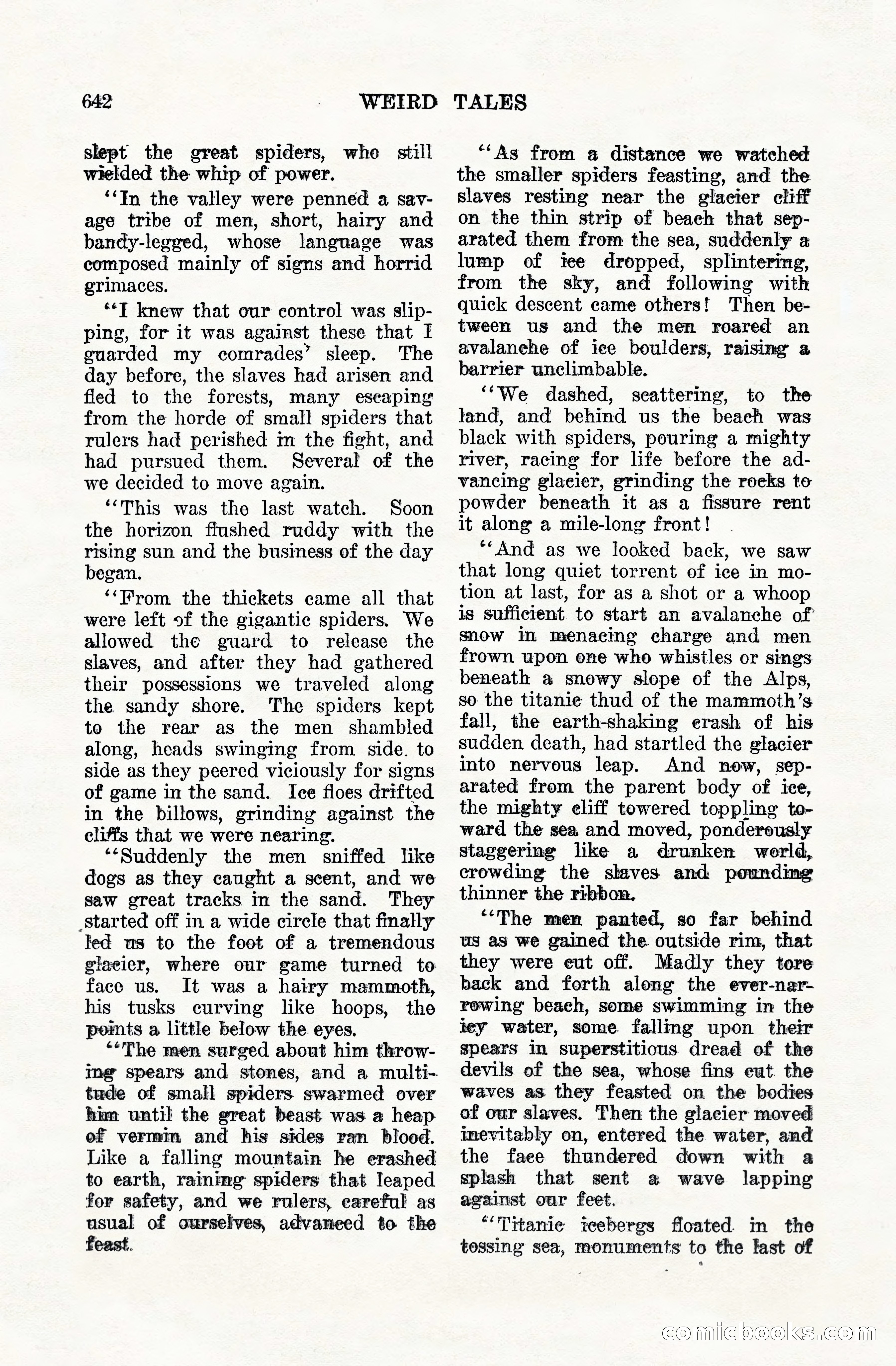 Weird Tales, Vol. VIII, No. 5 — page 68 of 148