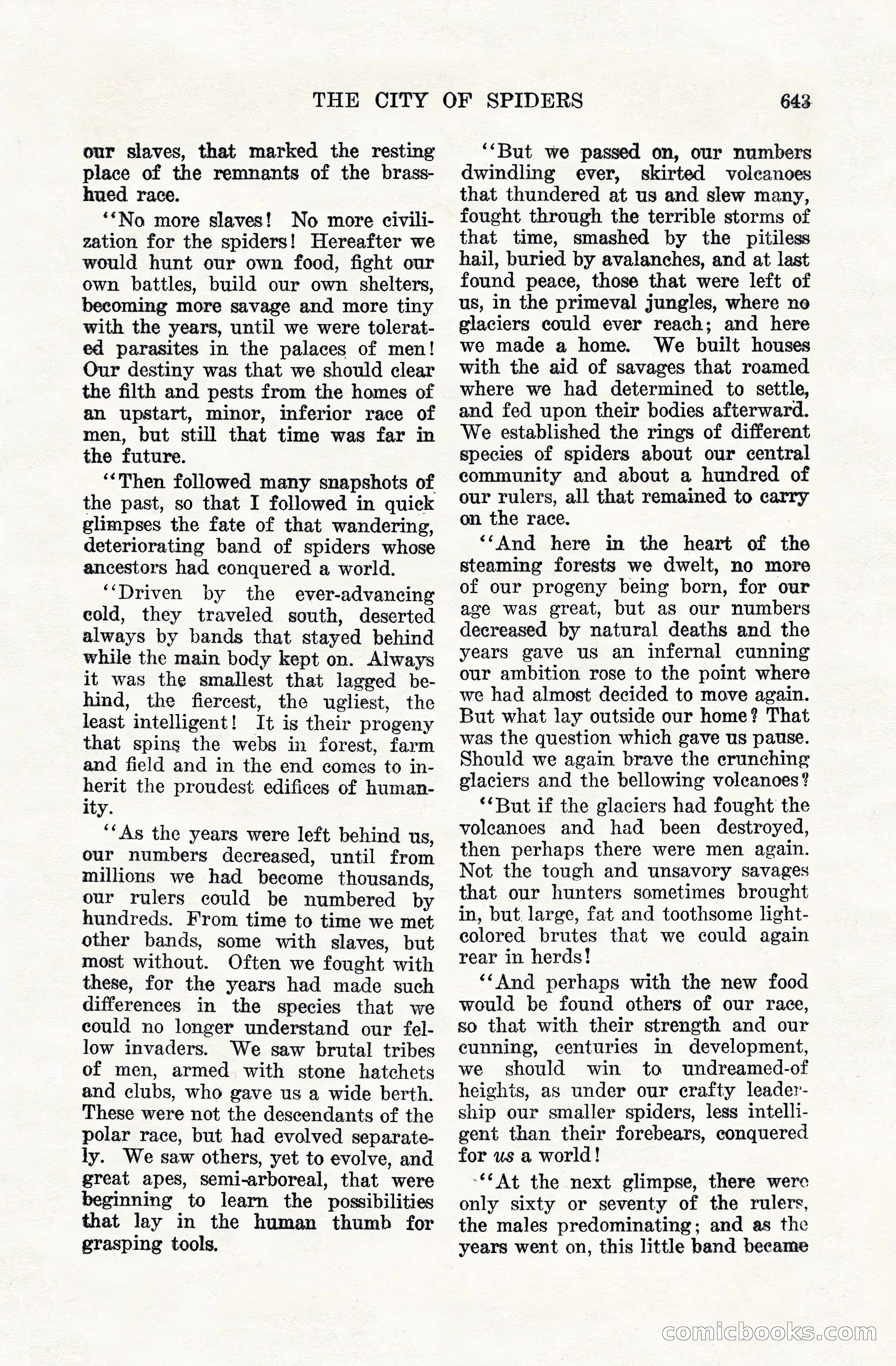 Weird Tales, Vol. VIII, No. 5 — page 69 of 148