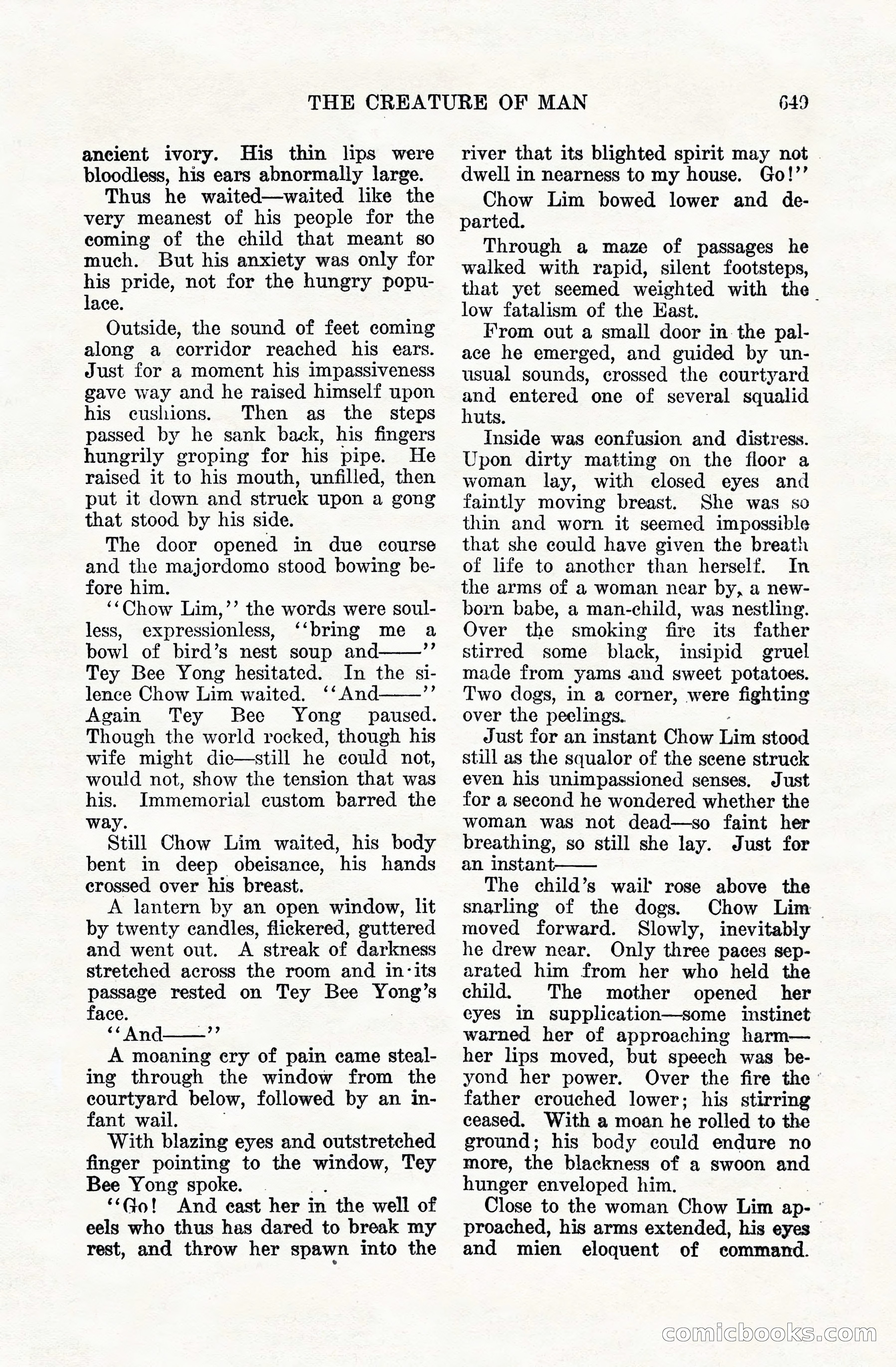 Weird Tales, Vol. VIII, No. 5 — page 75 of 148