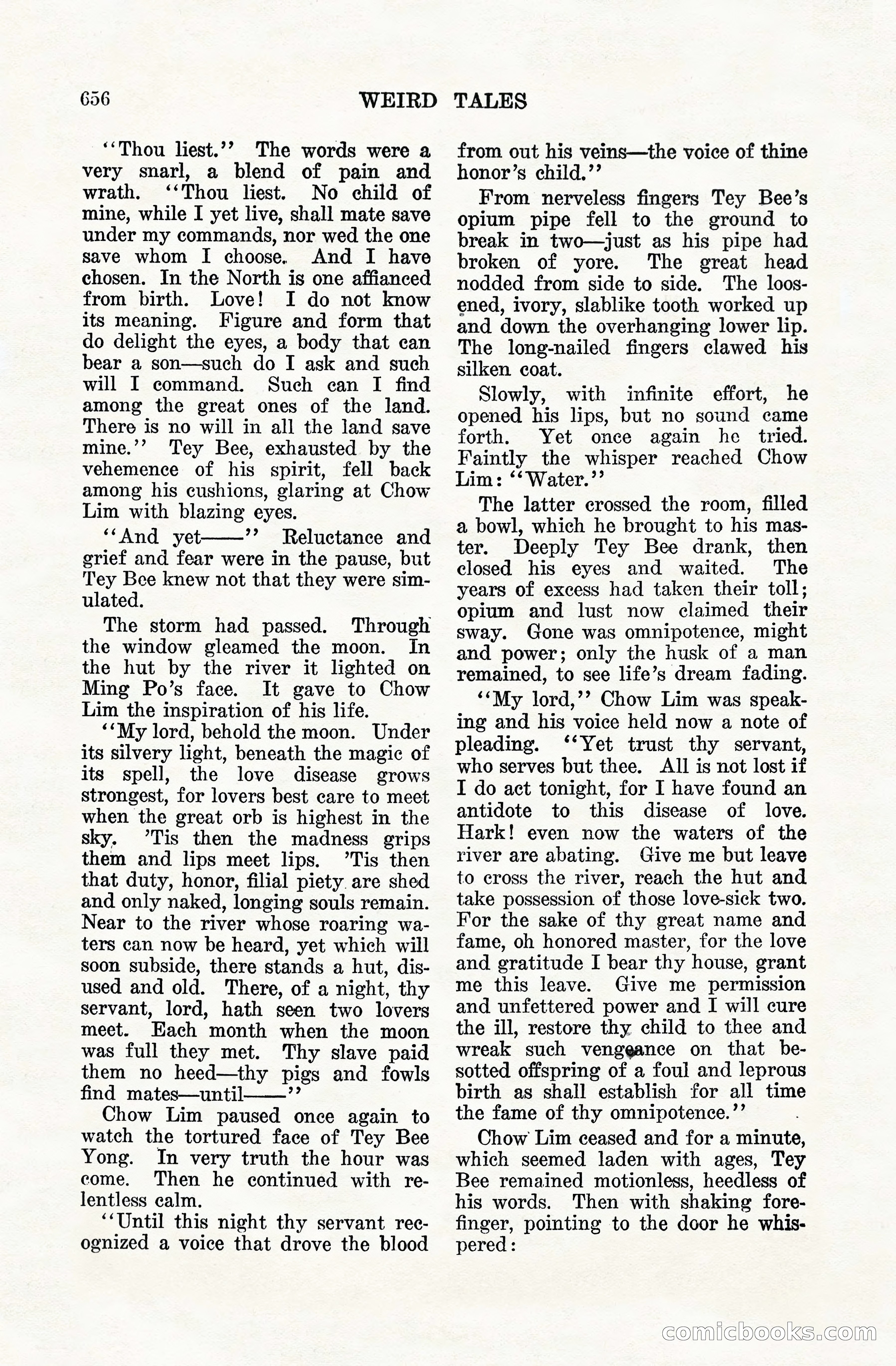 Weird Tales, Vol. VIII, No. 5 — page 82 of 148
