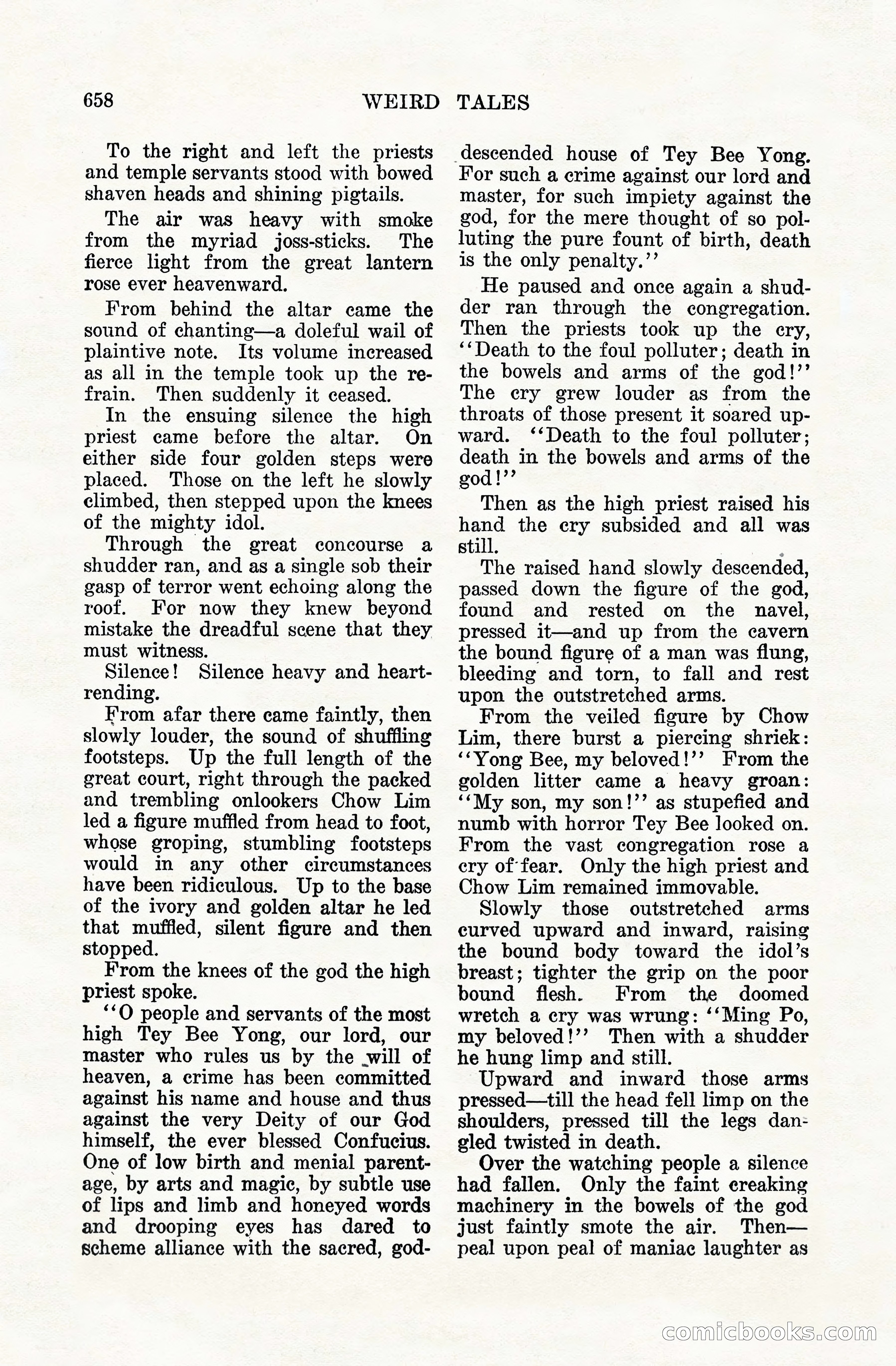 Weird Tales, Vol. VIII, No. 5 — page 84 of 148