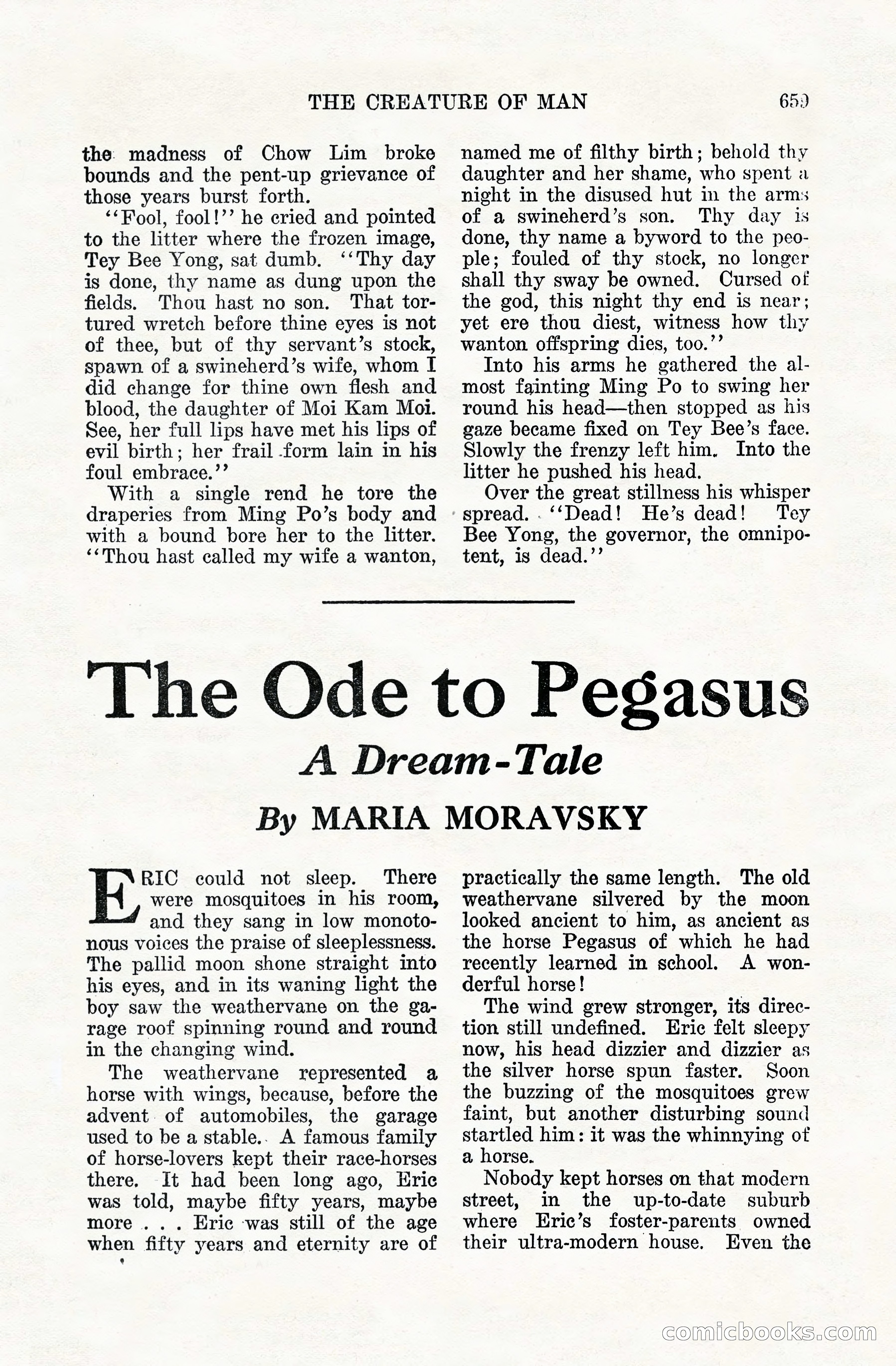 Weird Tales, Vol. VIII, No. 5 — page 85 of 148