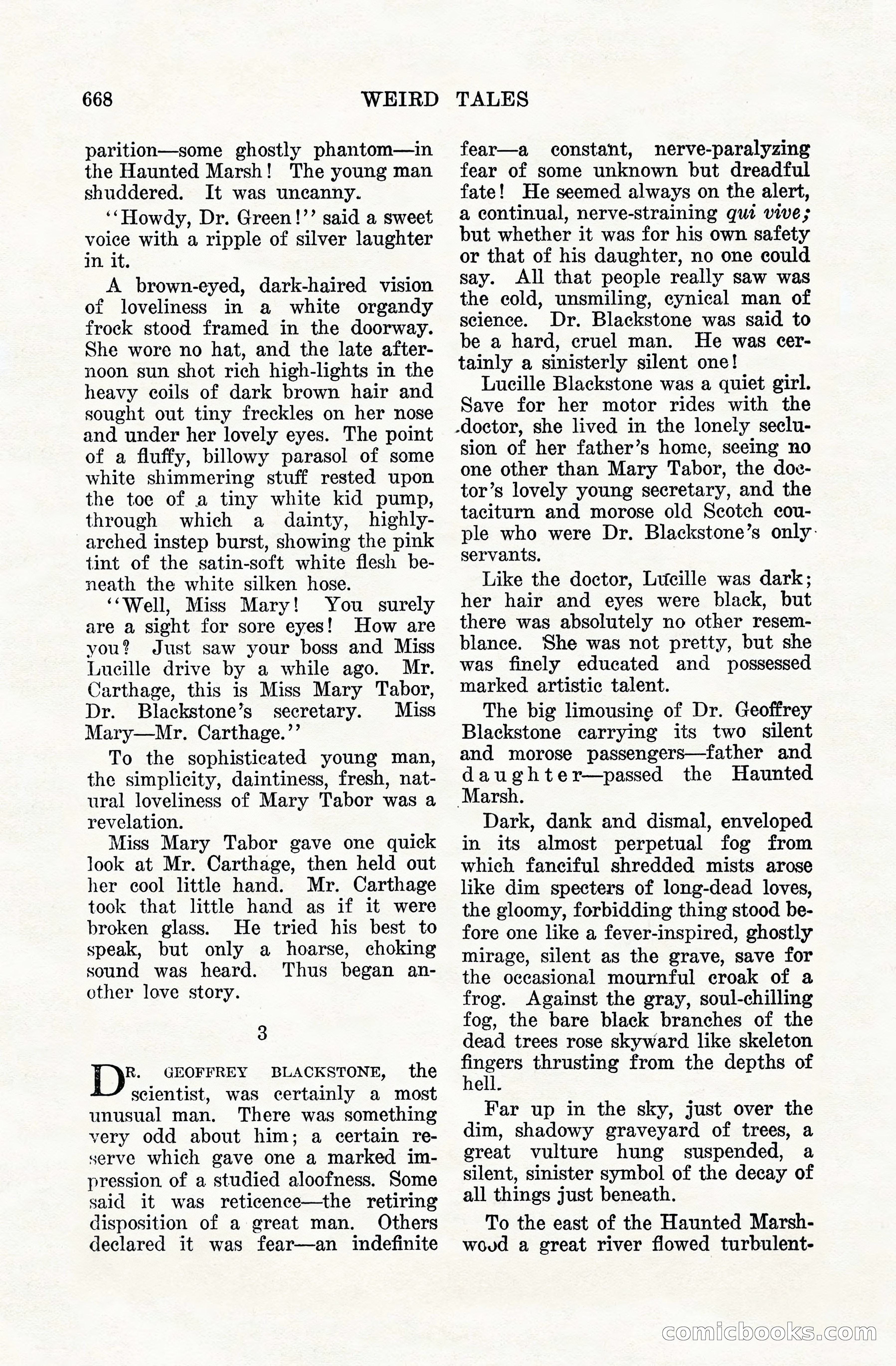 Weird Tales, Vol. VIII, No. 5 — page 94 of 148