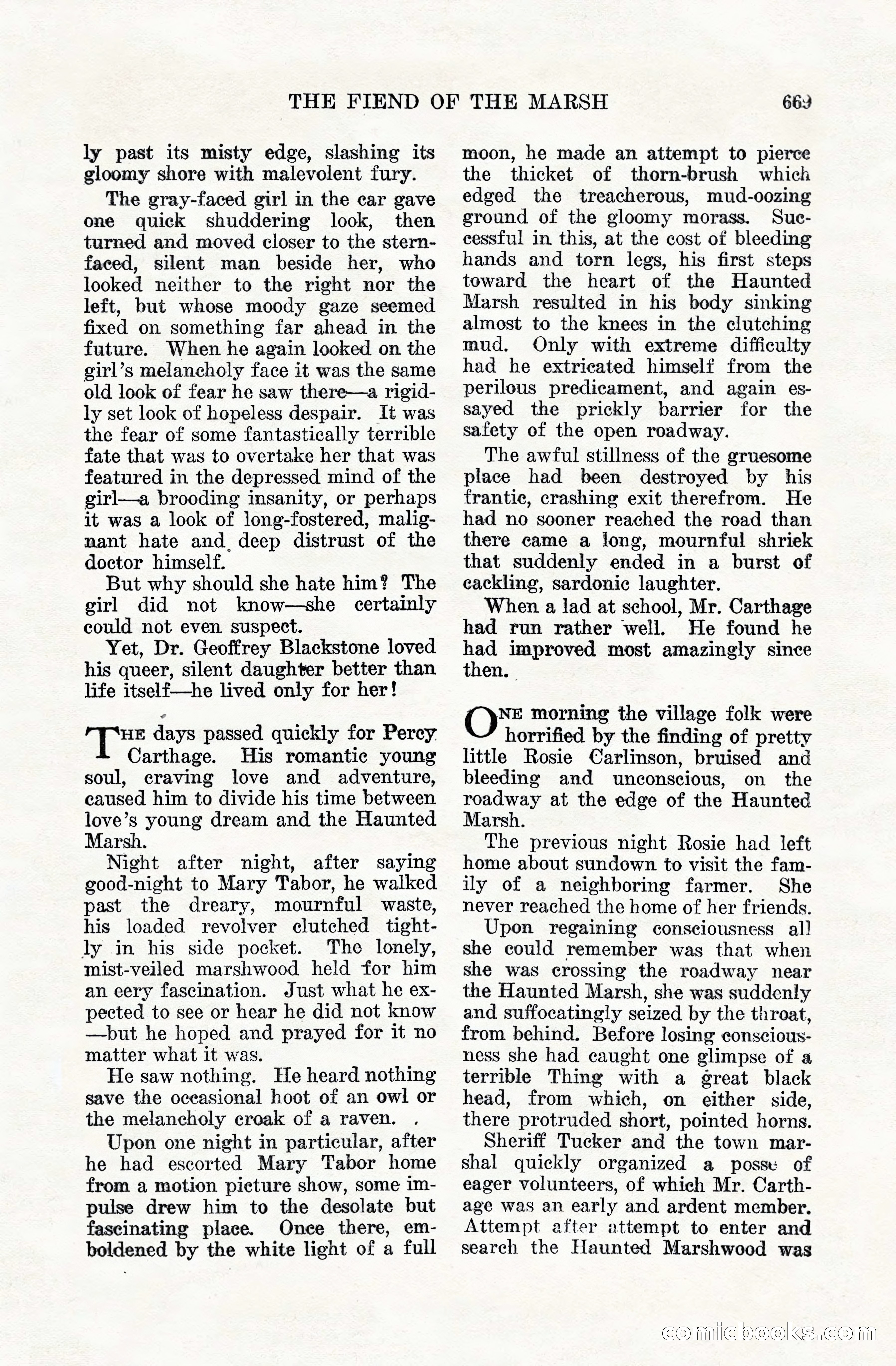 Weird Tales, Vol. VIII, No. 5 — page 95 of 148
