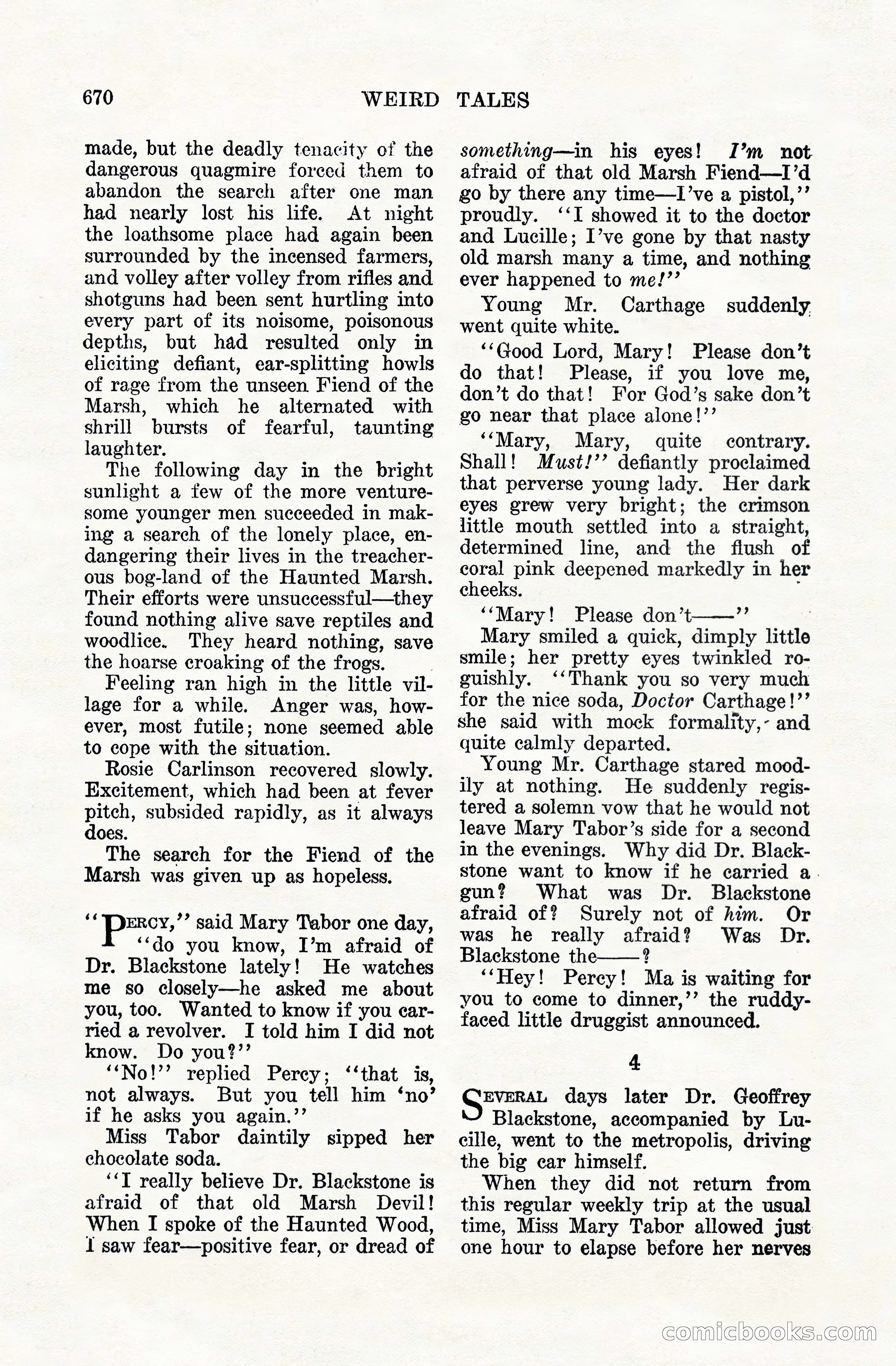 Weird Tales, Vol. VIII, No. 5 — page 96 of 148