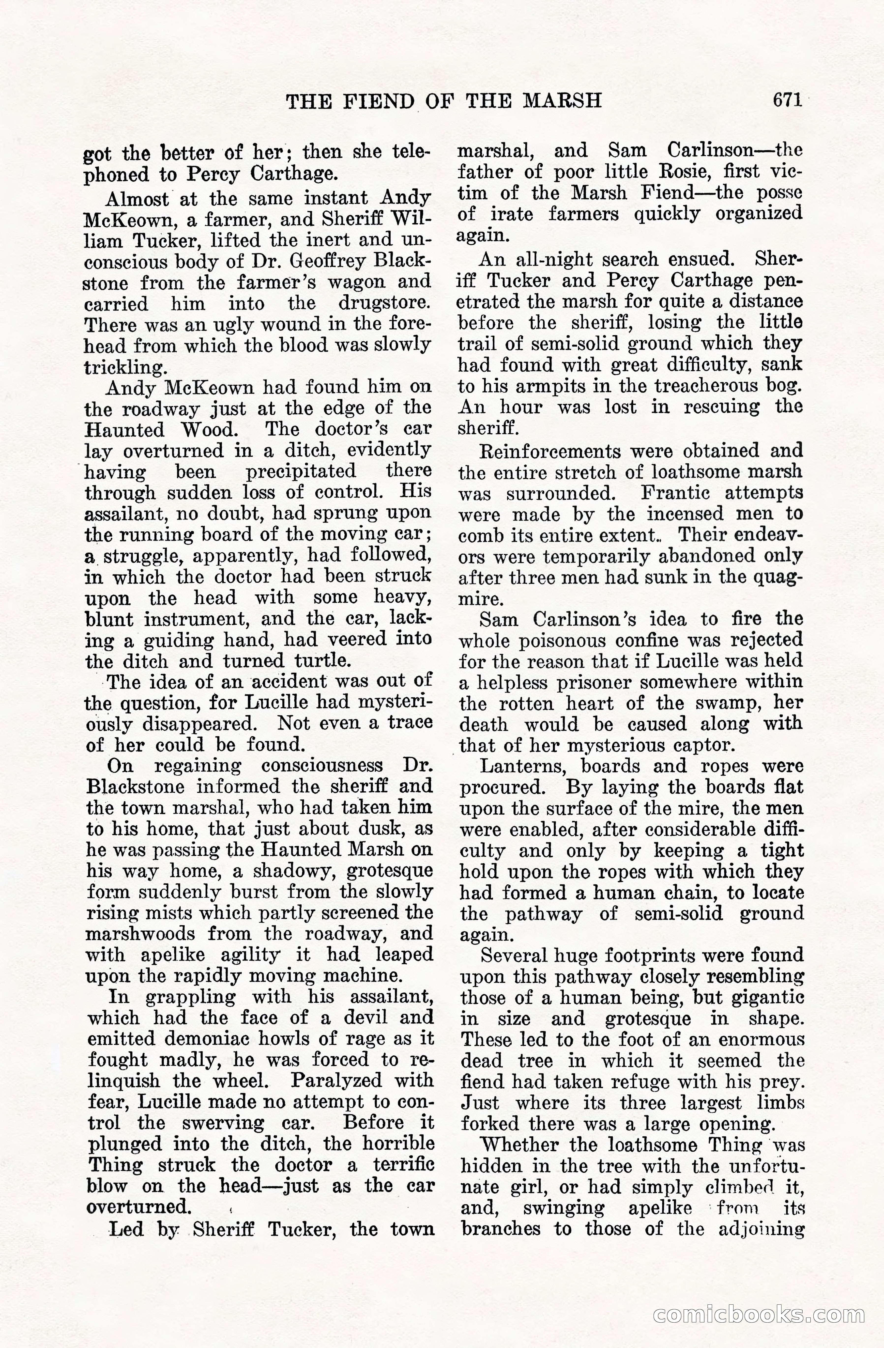 Weird Tales, Vol. VIII, No. 5 — page 97 of 148