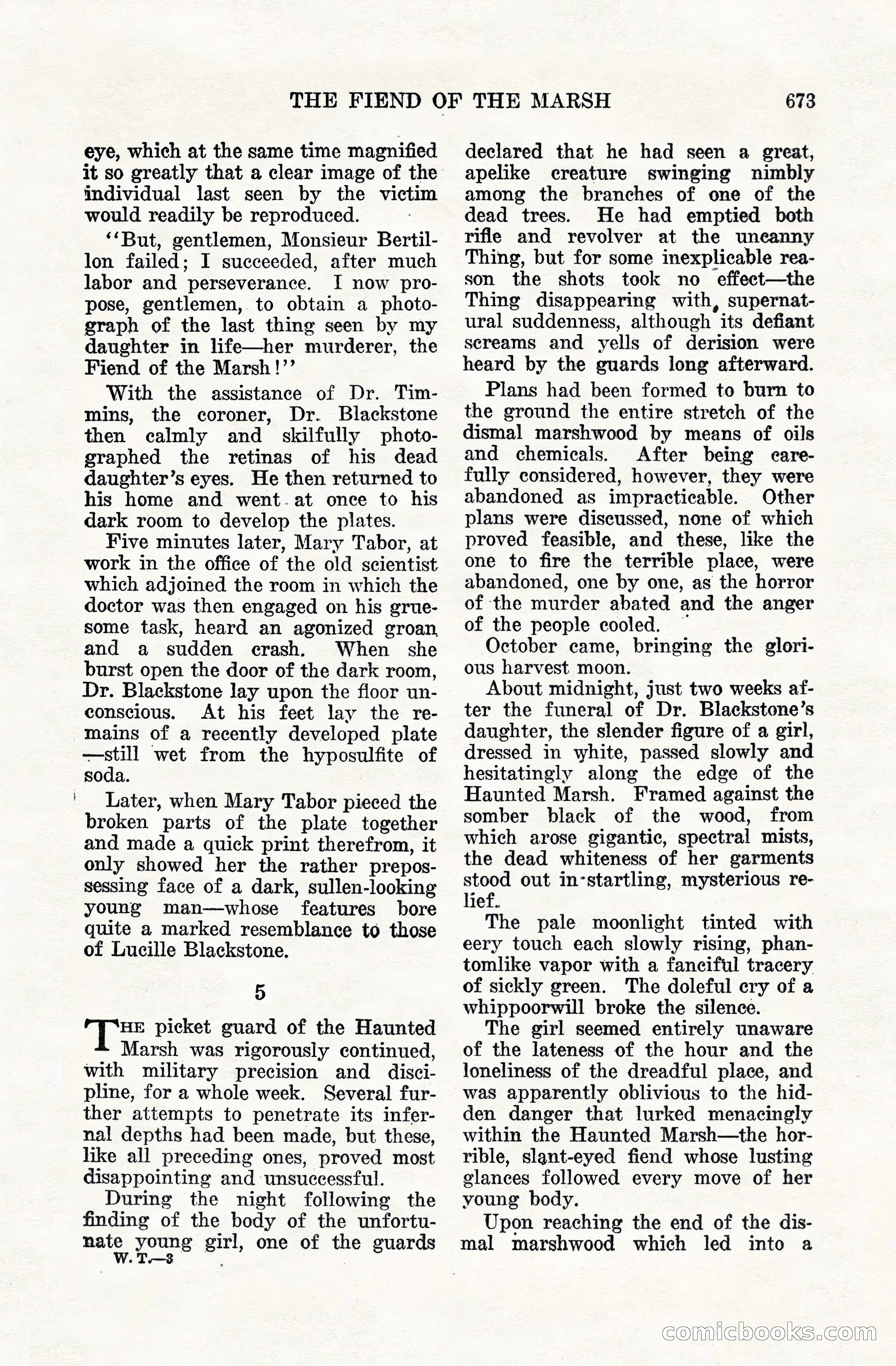 Weird Tales, Vol. VIII, No. 5 — page 99 of 148