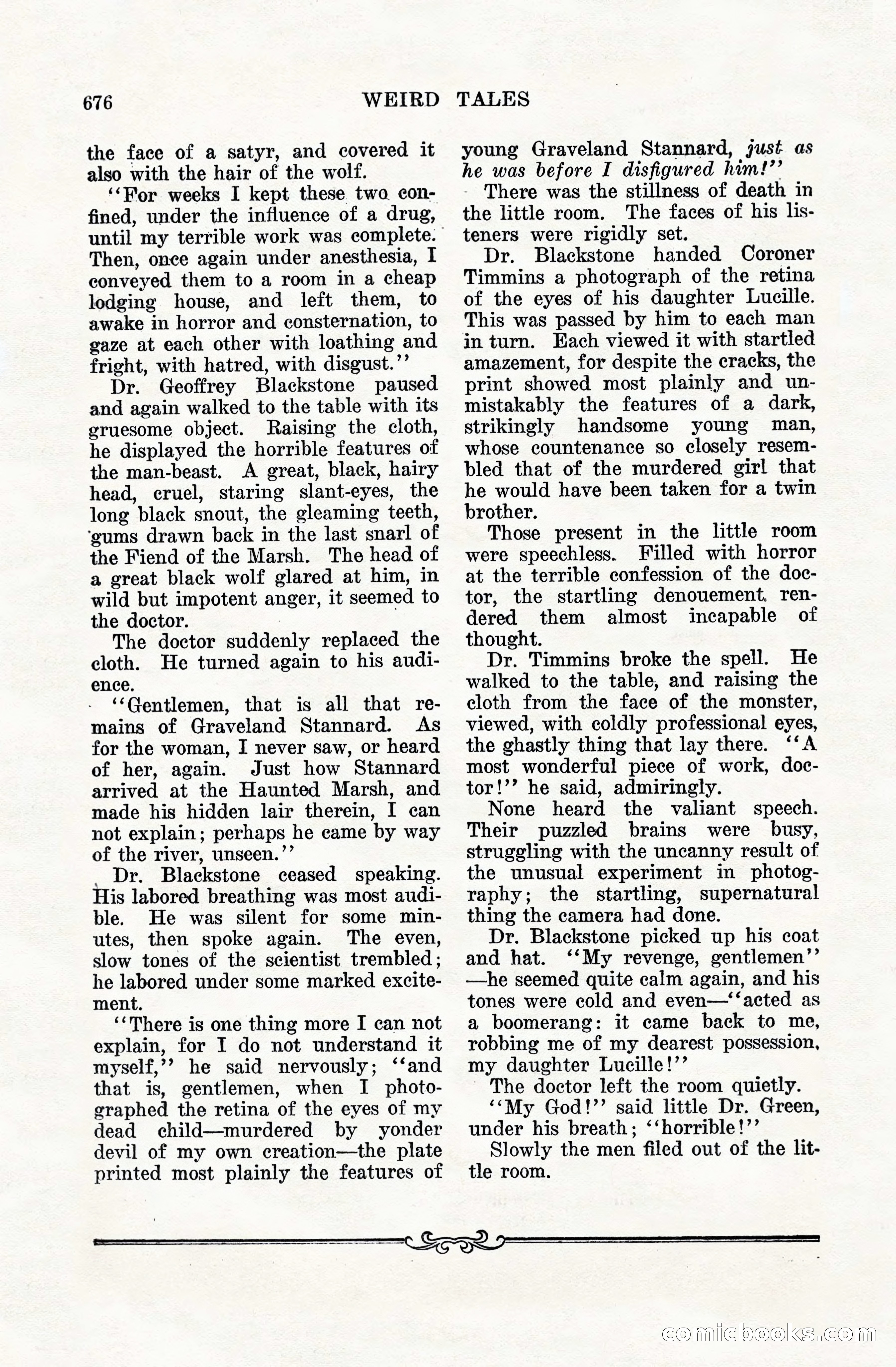 Weird Tales, Vol. VIII, No. 5 — page 102 of 148