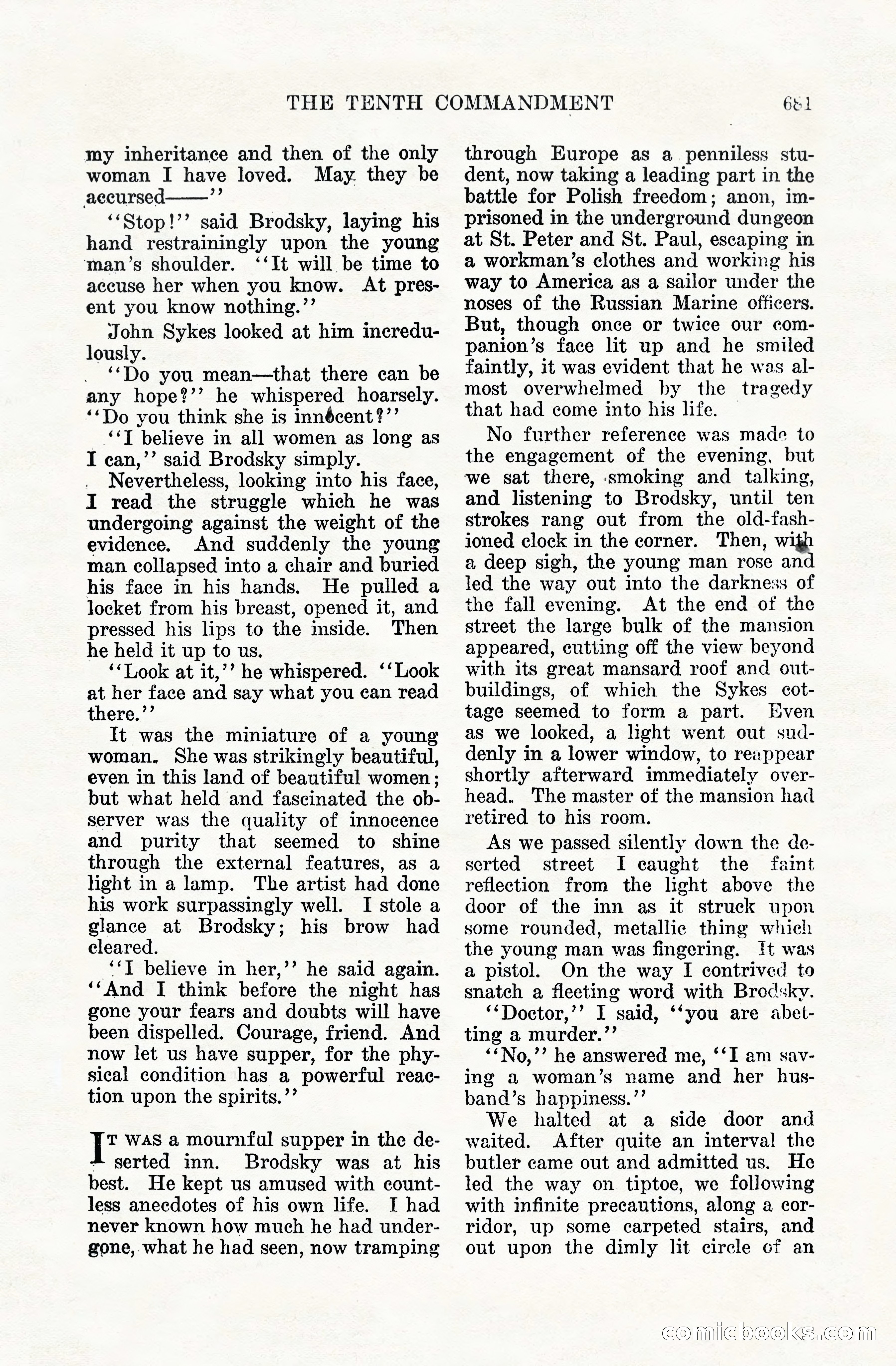Weird Tales, Vol. VIII, No. 5 — page 107 of 148