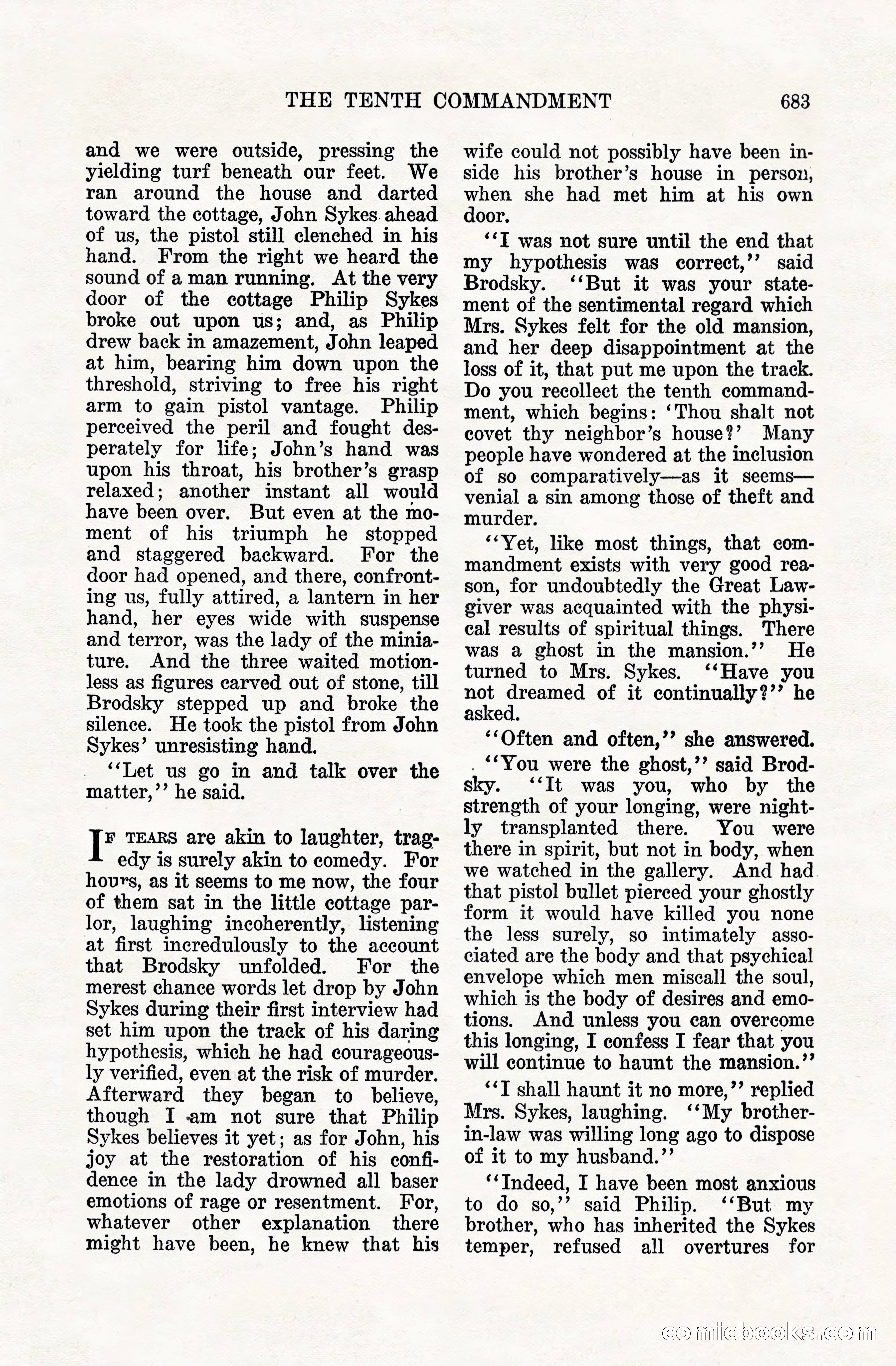 Weird Tales, Vol. VIII, No. 5 — page 109 of 148