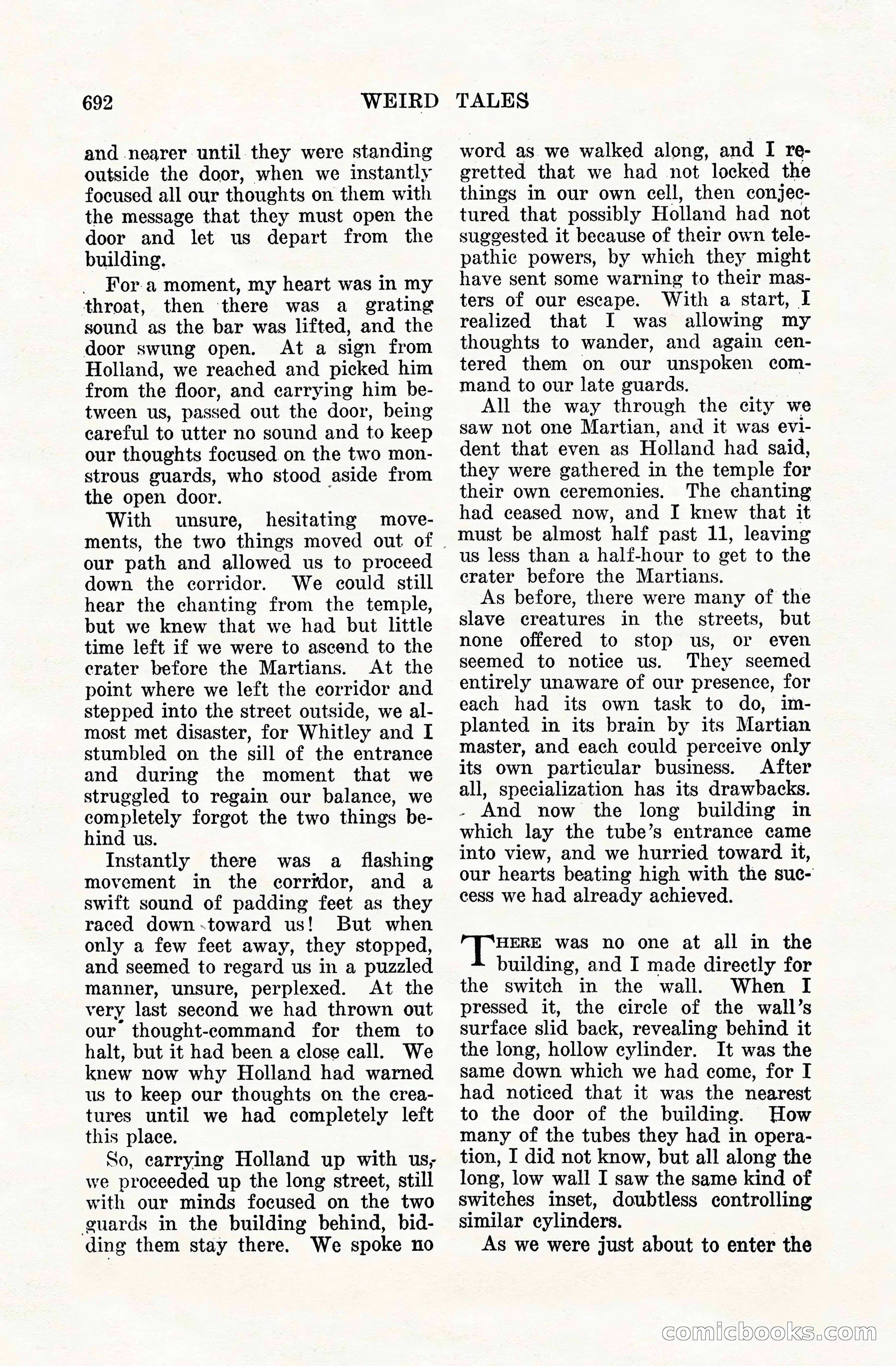 Weird Tales, Vol. VIII, No. 5 — page 118 of 148