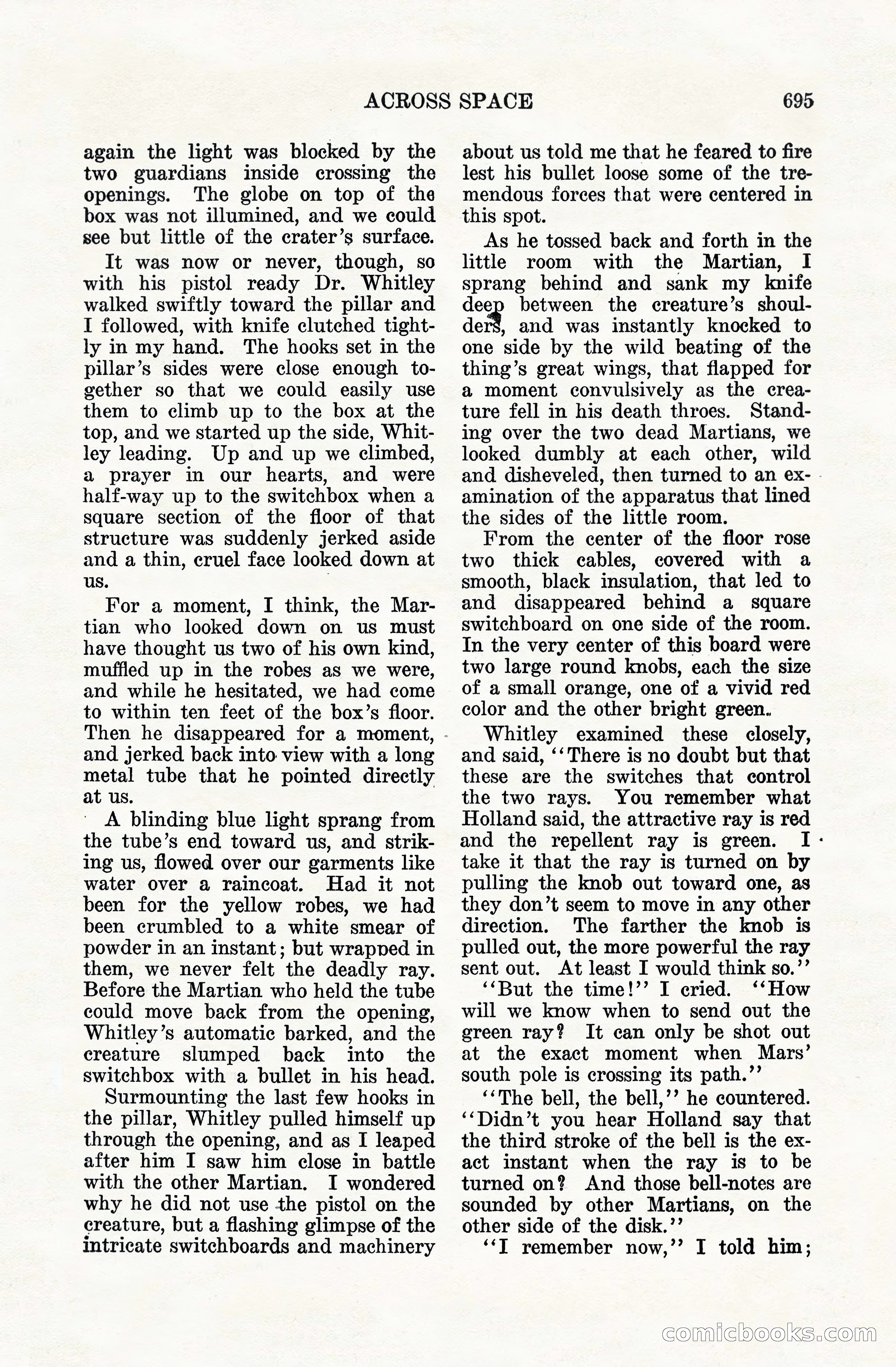 Weird Tales, Vol. VIII, No. 5 — page 121 of 148