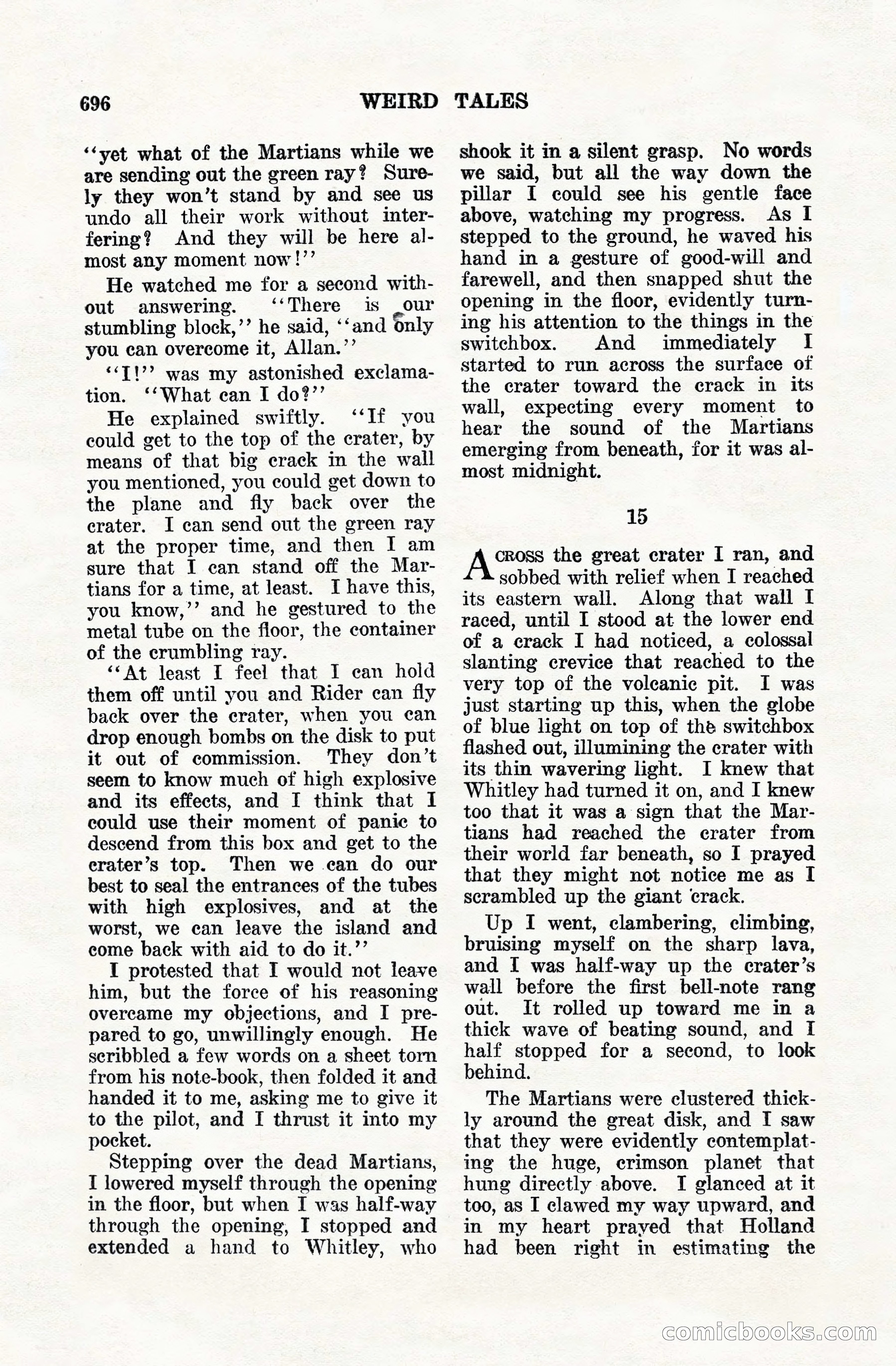 Weird Tales, Vol. VIII, No. 5 — page 122 of 148