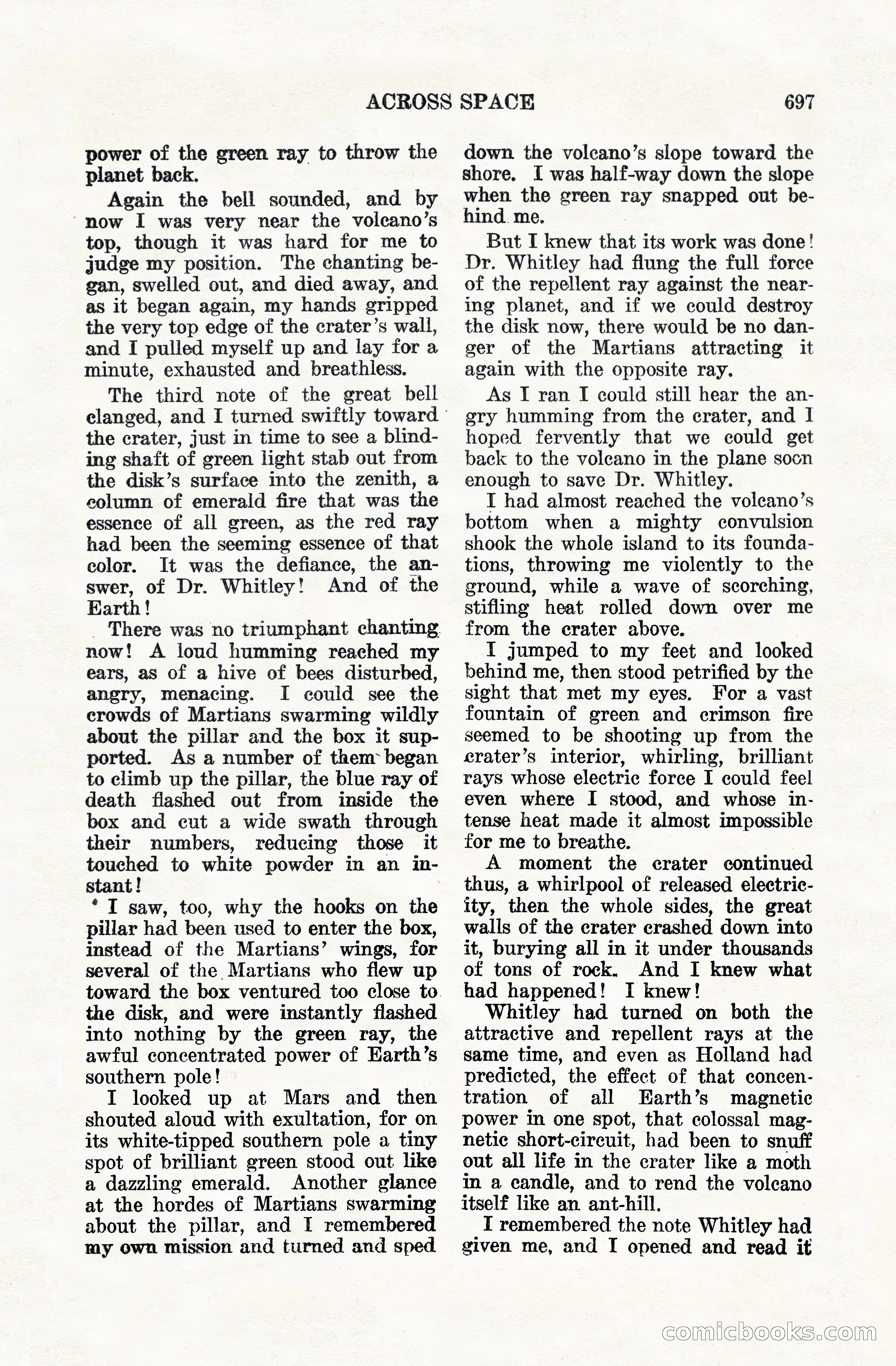 Weird Tales, Vol. VIII, No. 5 — page 123 of 148