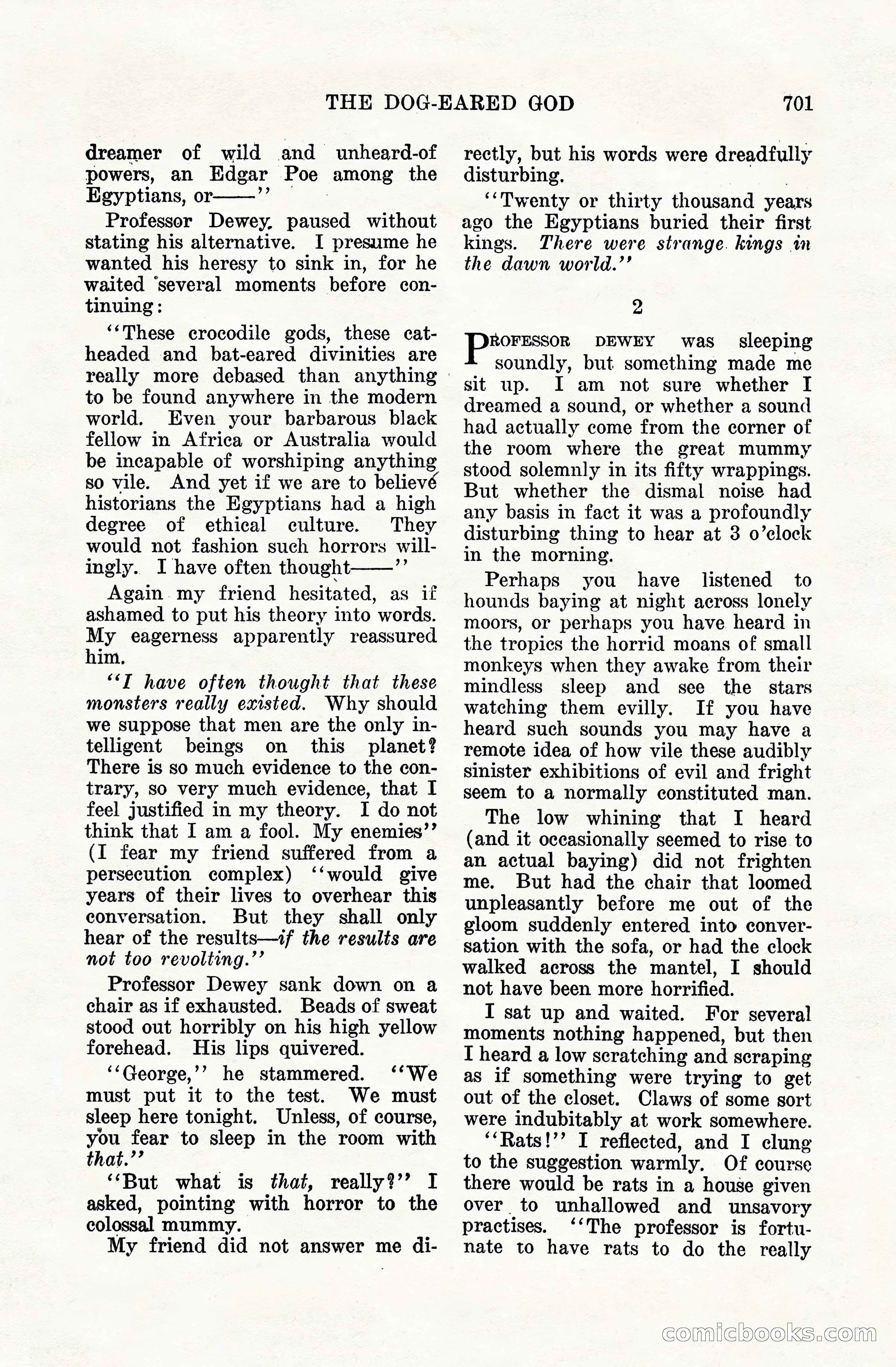 Weird Tales, Vol. VIII, No. 5 — page 127 of 148