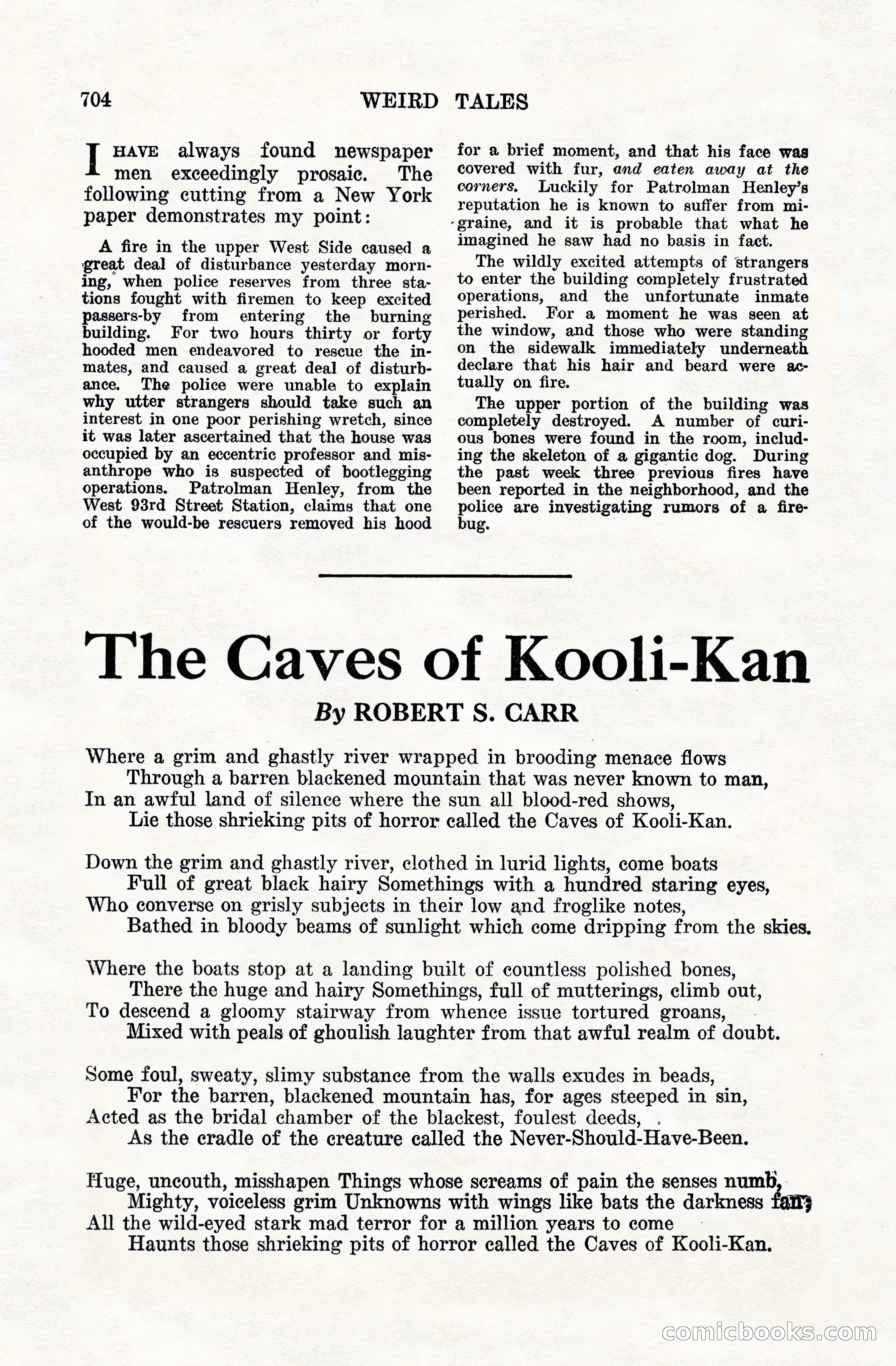 Weird Tales, Vol. VIII, No. 5 — page 130 of 148