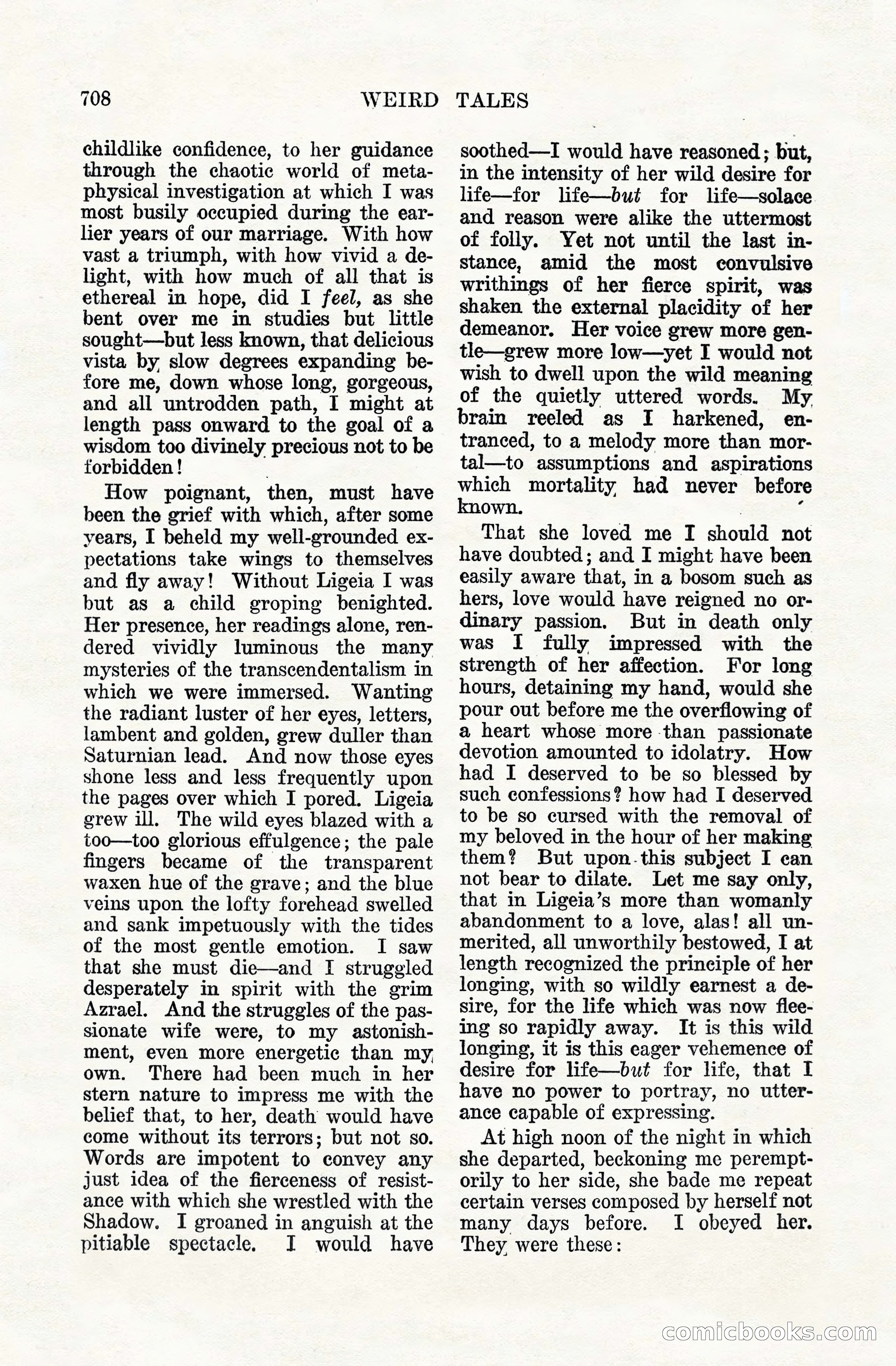Weird Tales, Vol. VIII, No. 5 — page 134 of 148