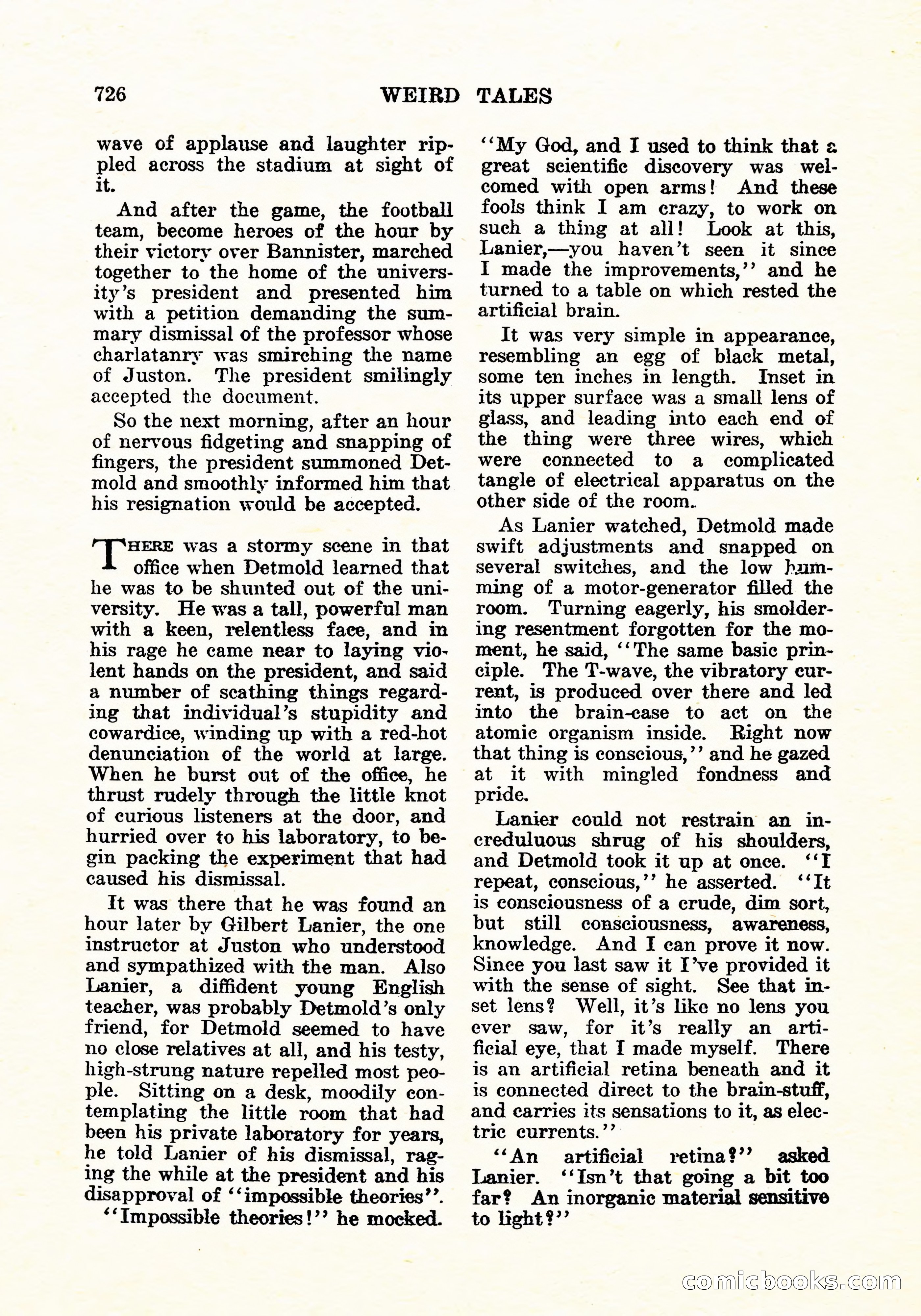 Weird Tales, December 1926 — page 7 of 146