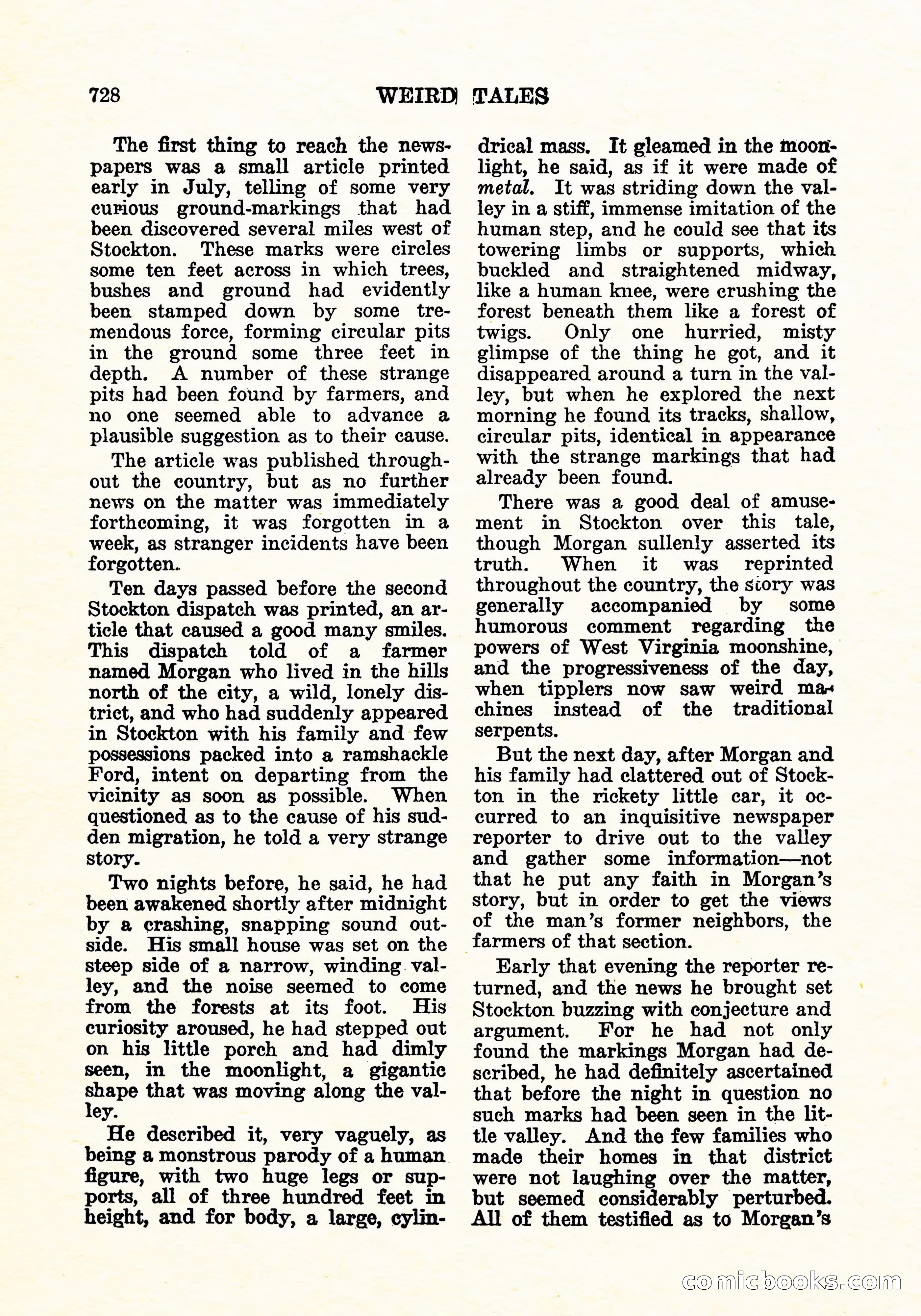 Weird Tales, December 1926 — page 9 of 146