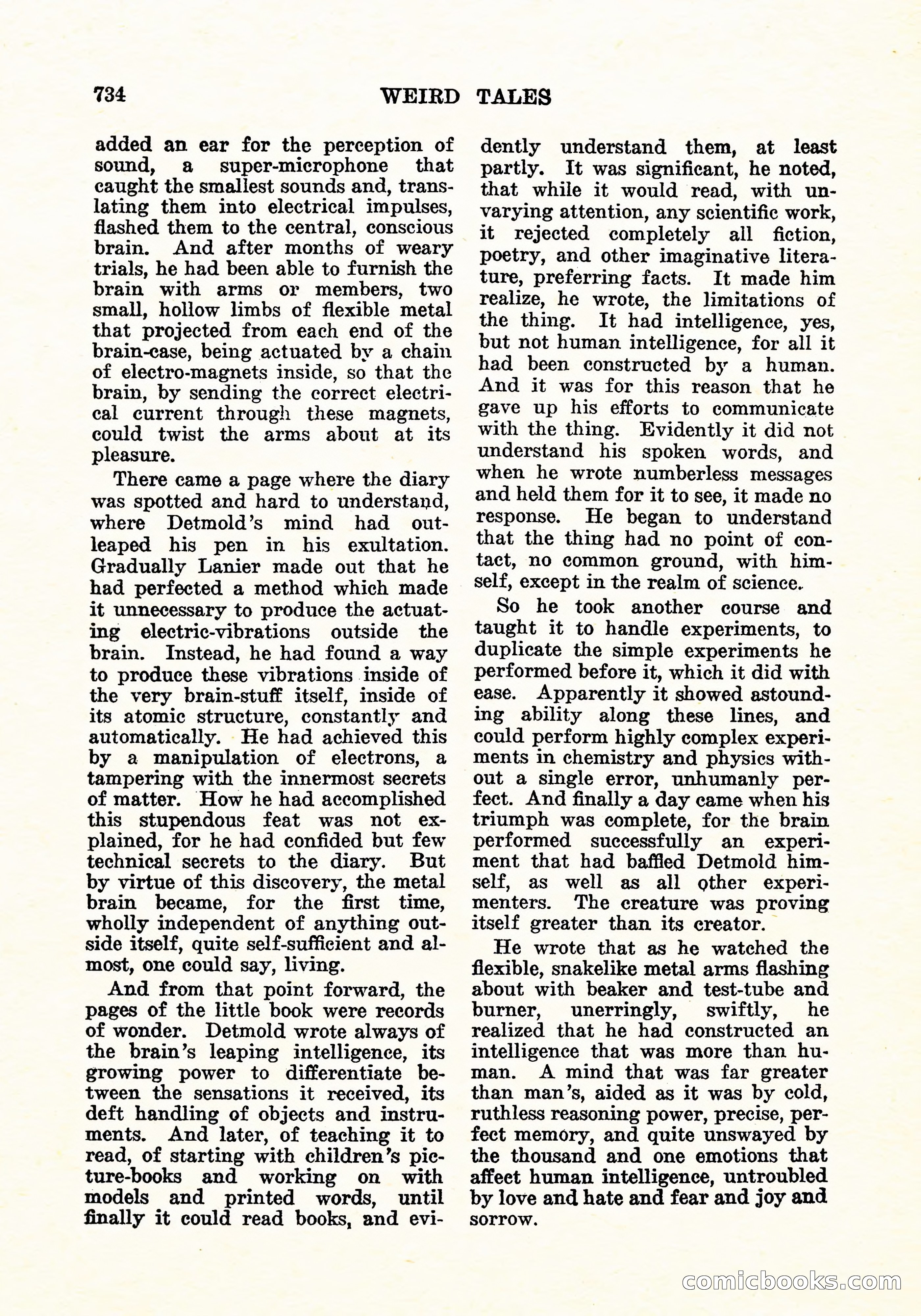 Weird Tales, December 1926 — page 15 of 146