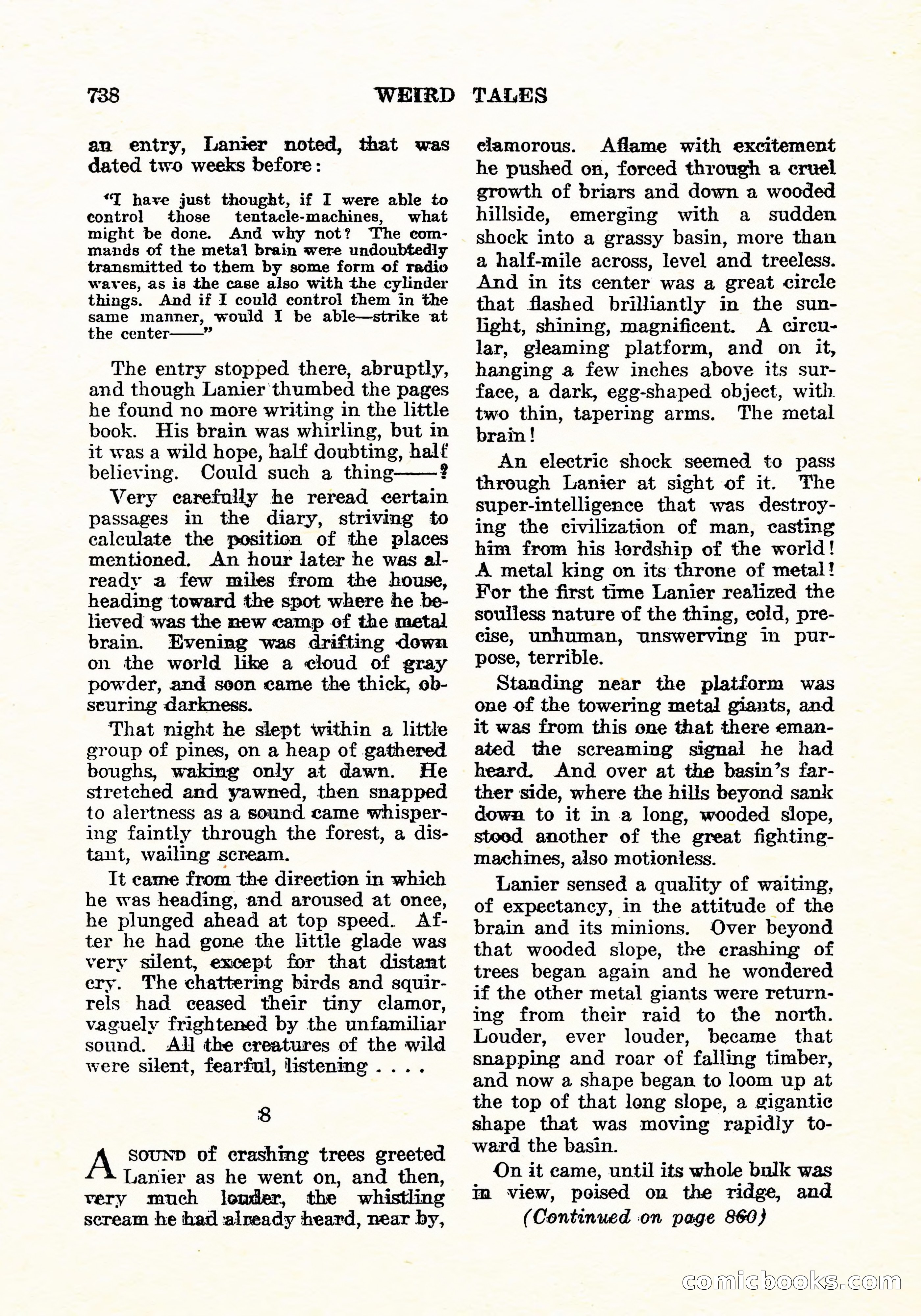 Weird Tales, December 1926 — page 19 of 146