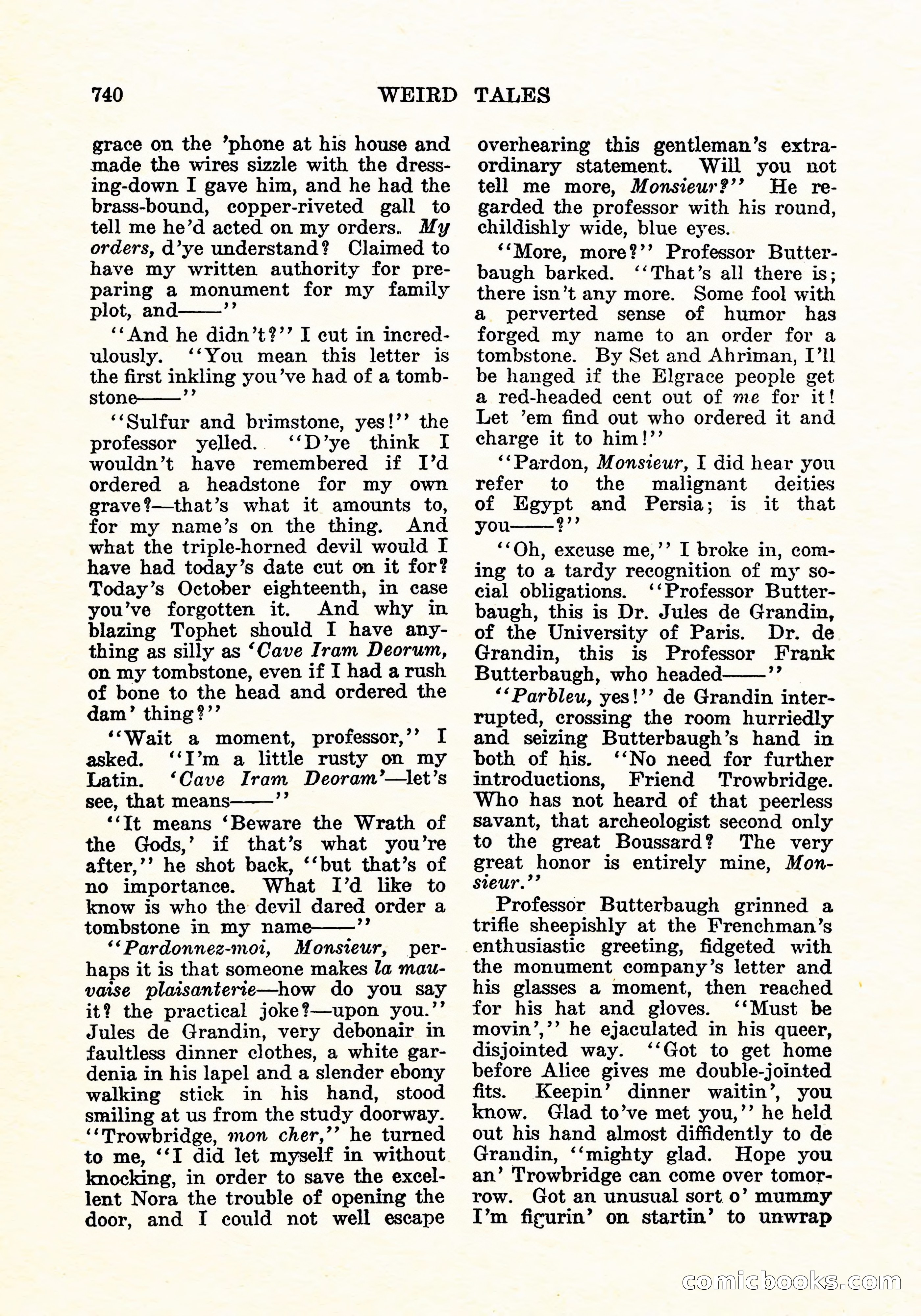 Weird Tales, December 1926 — page 21 of 146