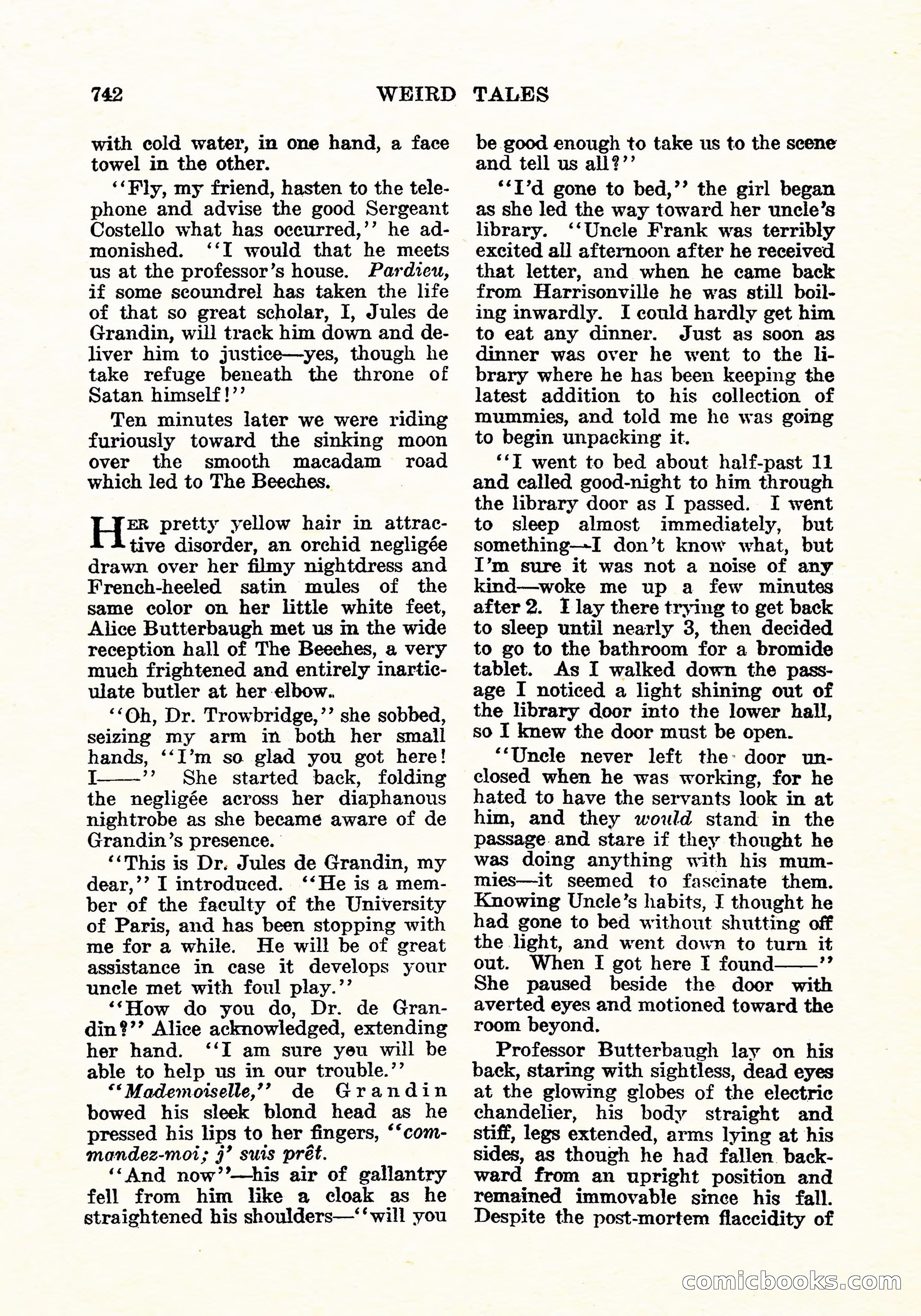 Weird Tales, December 1926 — page 23 of 146