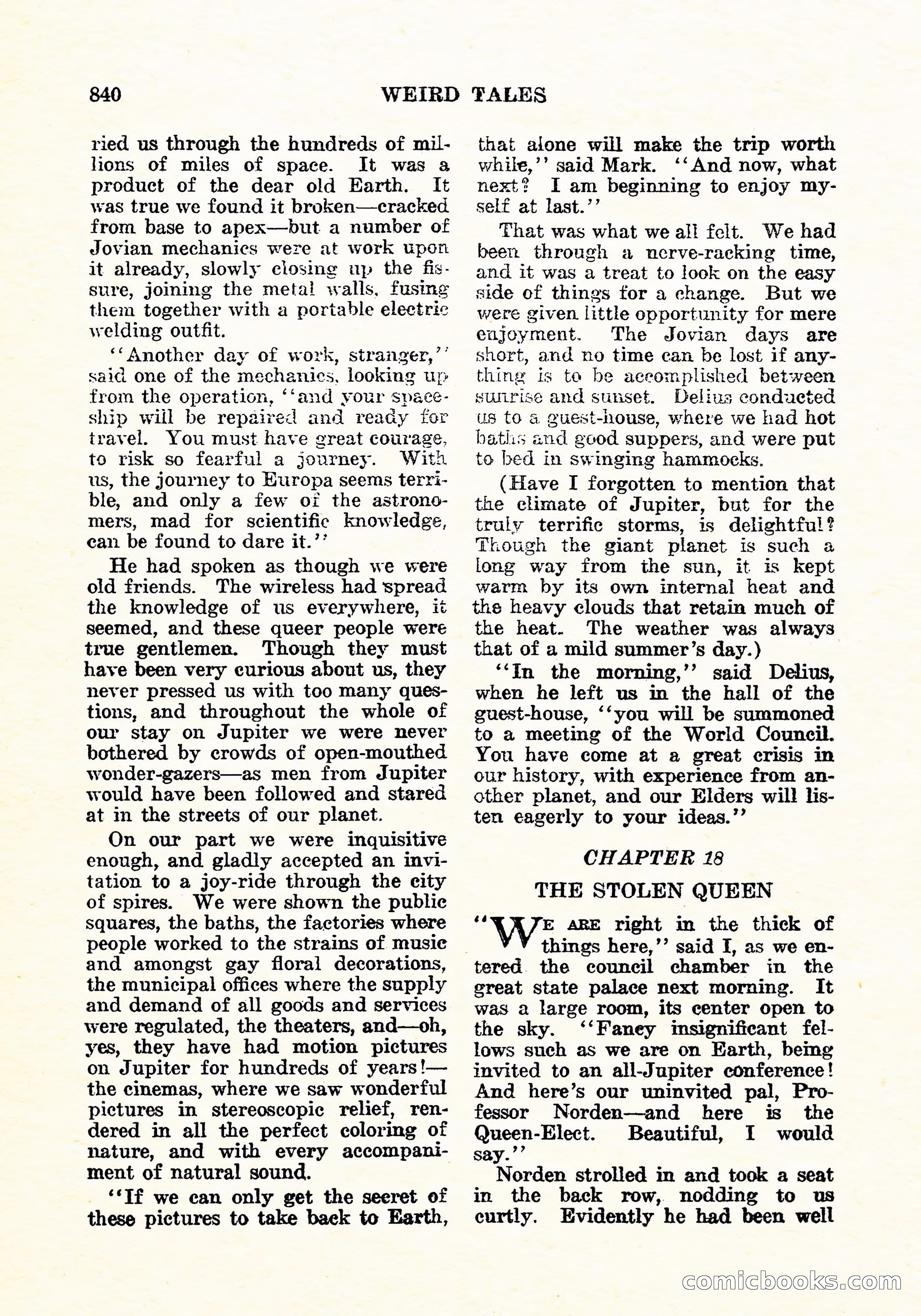 Weird Tales, December 1926 — page 121 of 146