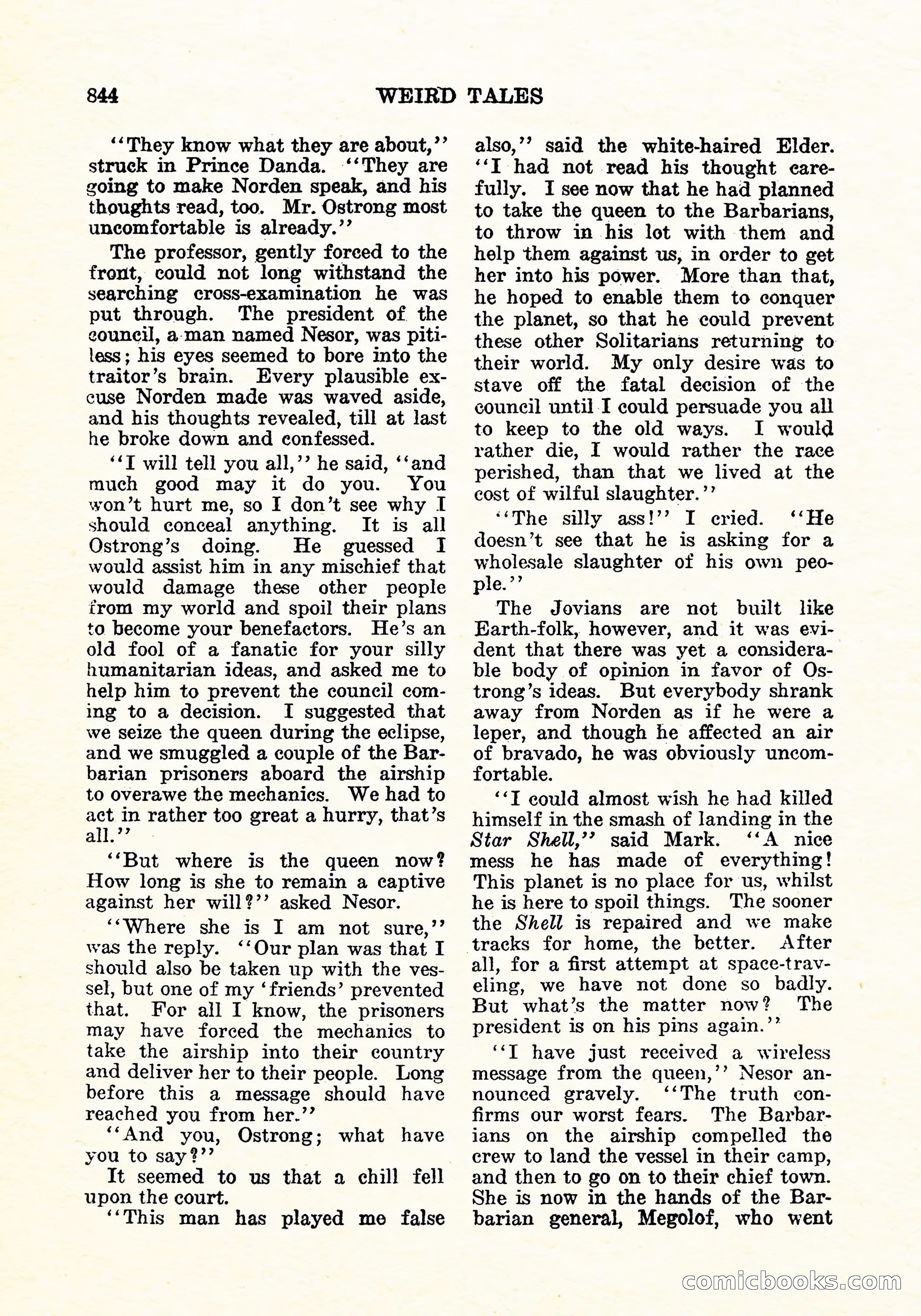 Weird Tales, December 1926 — page 125 of 146