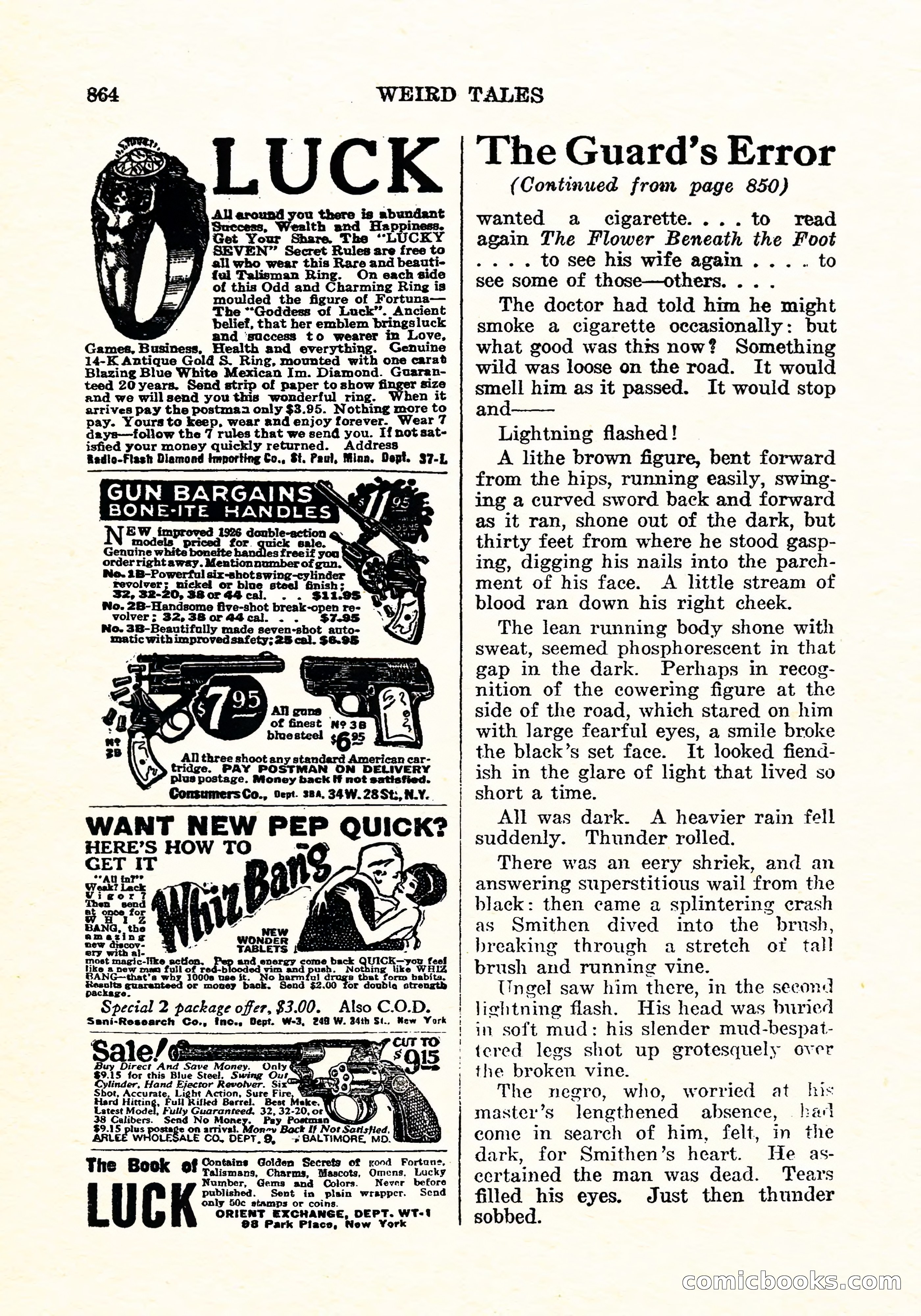 Weird Tales, December 1926 — page 145 of 146
