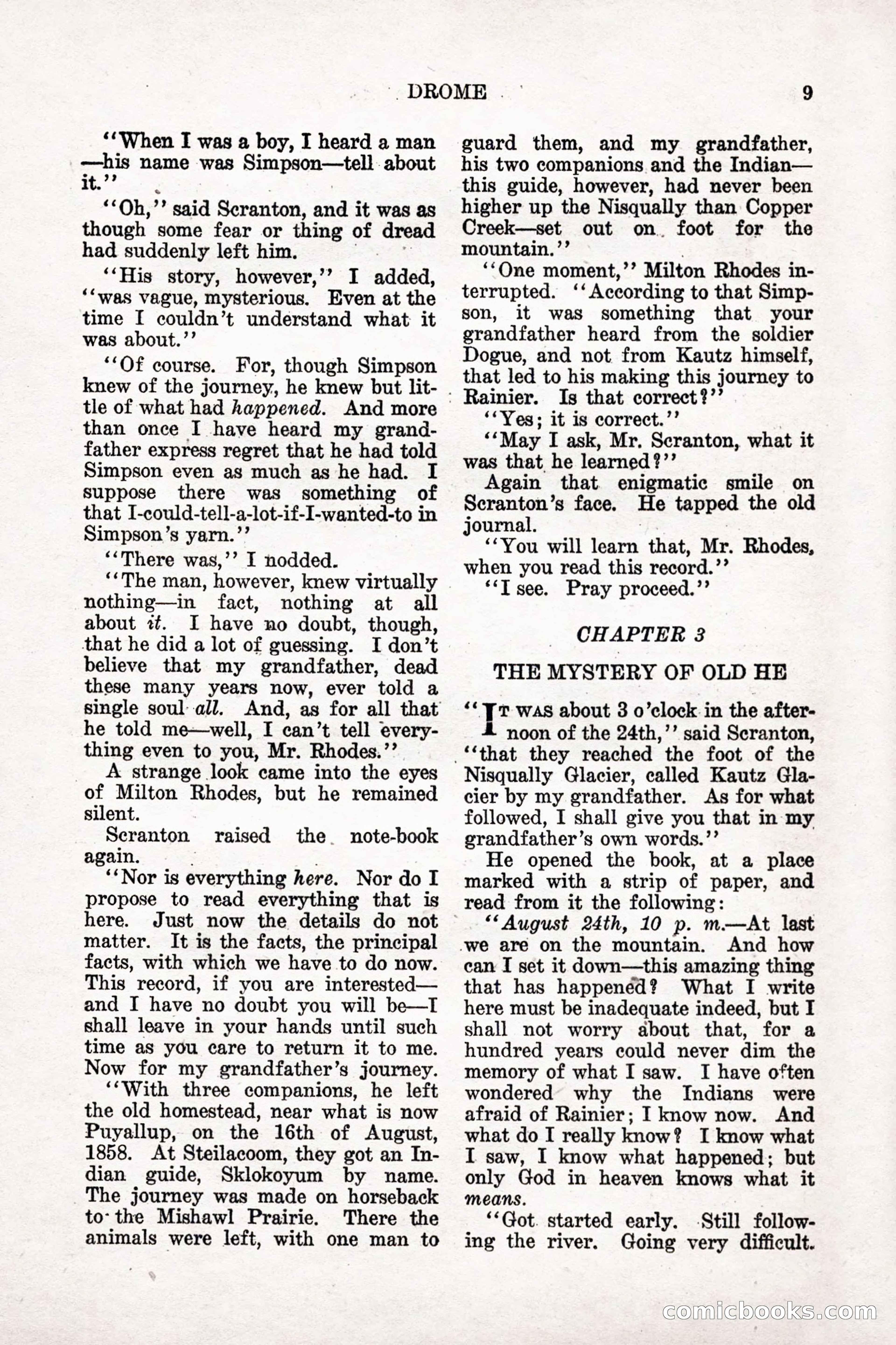 Weird Tales, Vol. 9, No. 1 — page 11 of 148