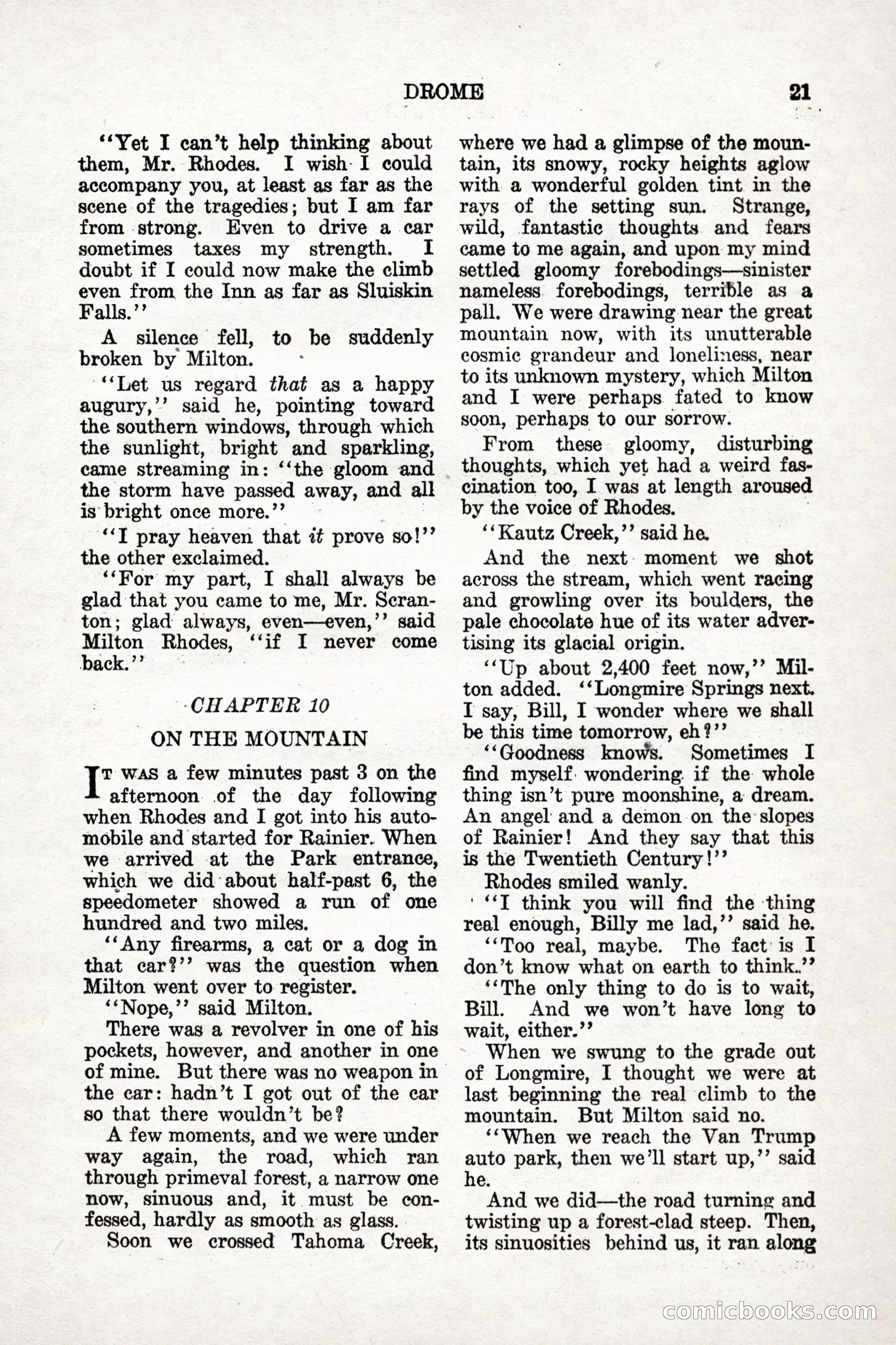 Weird Tales, Vol. 9, No. 1 — page 23 of 148