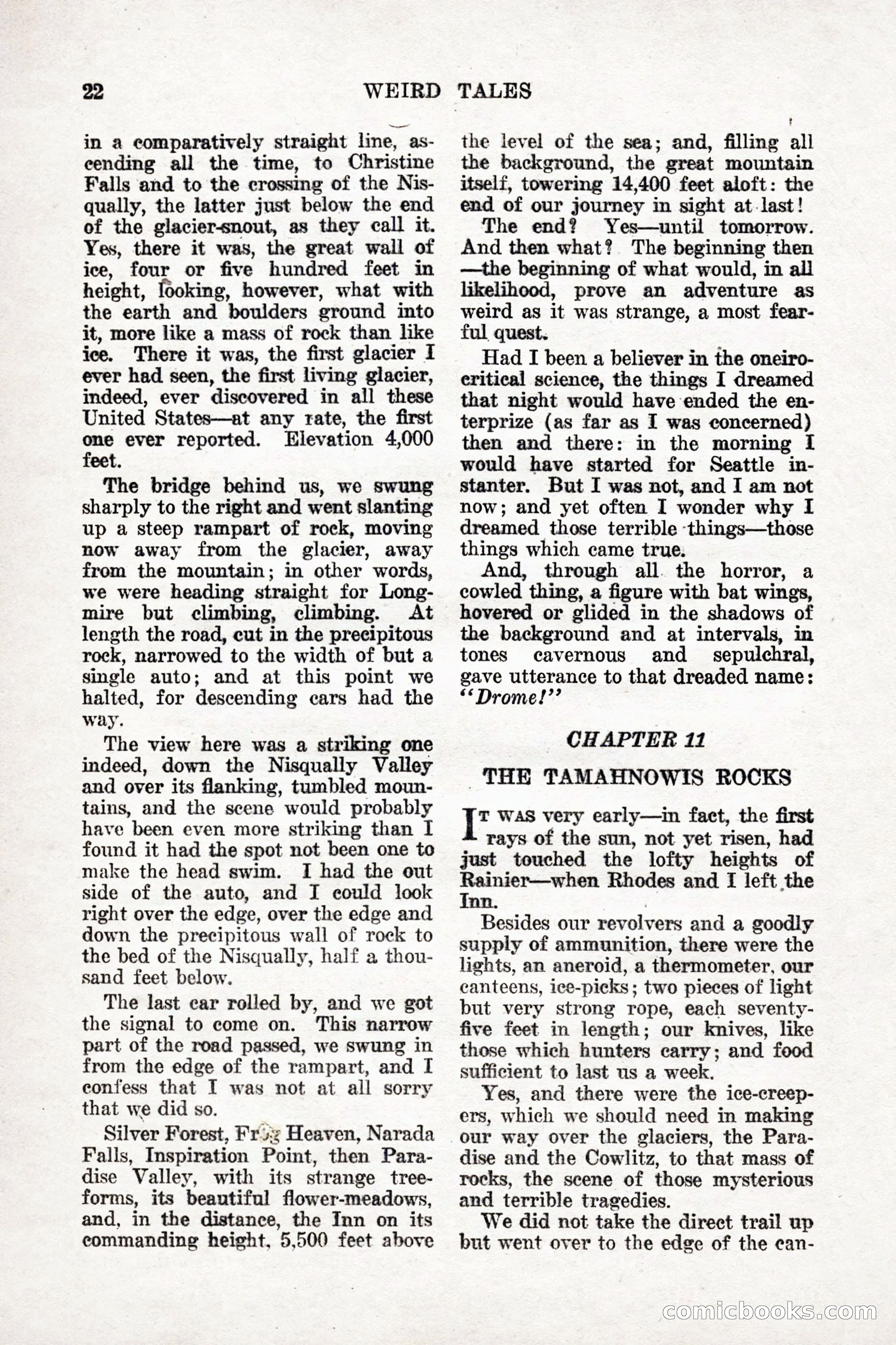 Weird Tales, Vol. 9, No. 1 — page 24 of 148