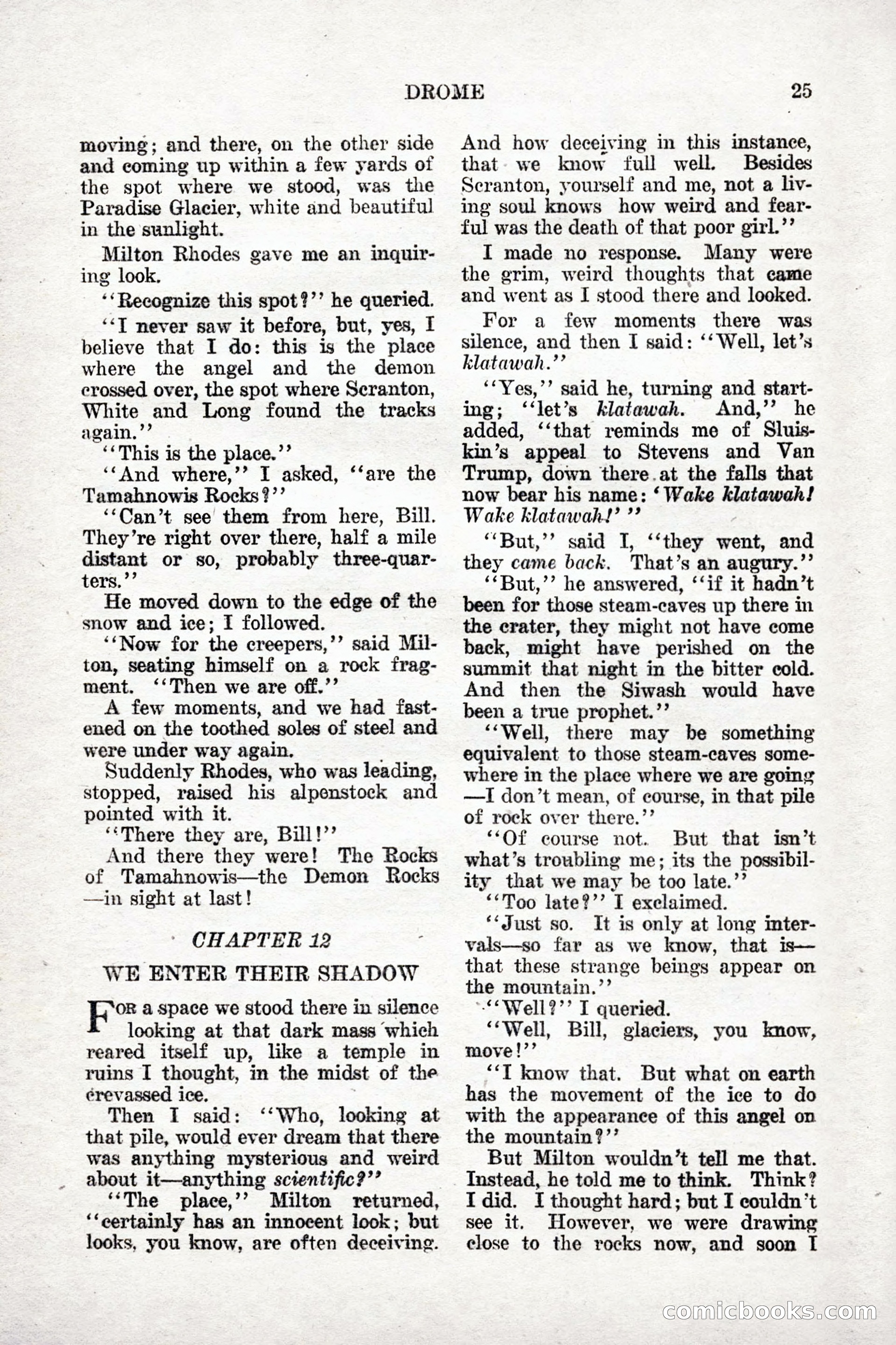 Weird Tales, Vol. 9, No. 1 — page 27 of 148